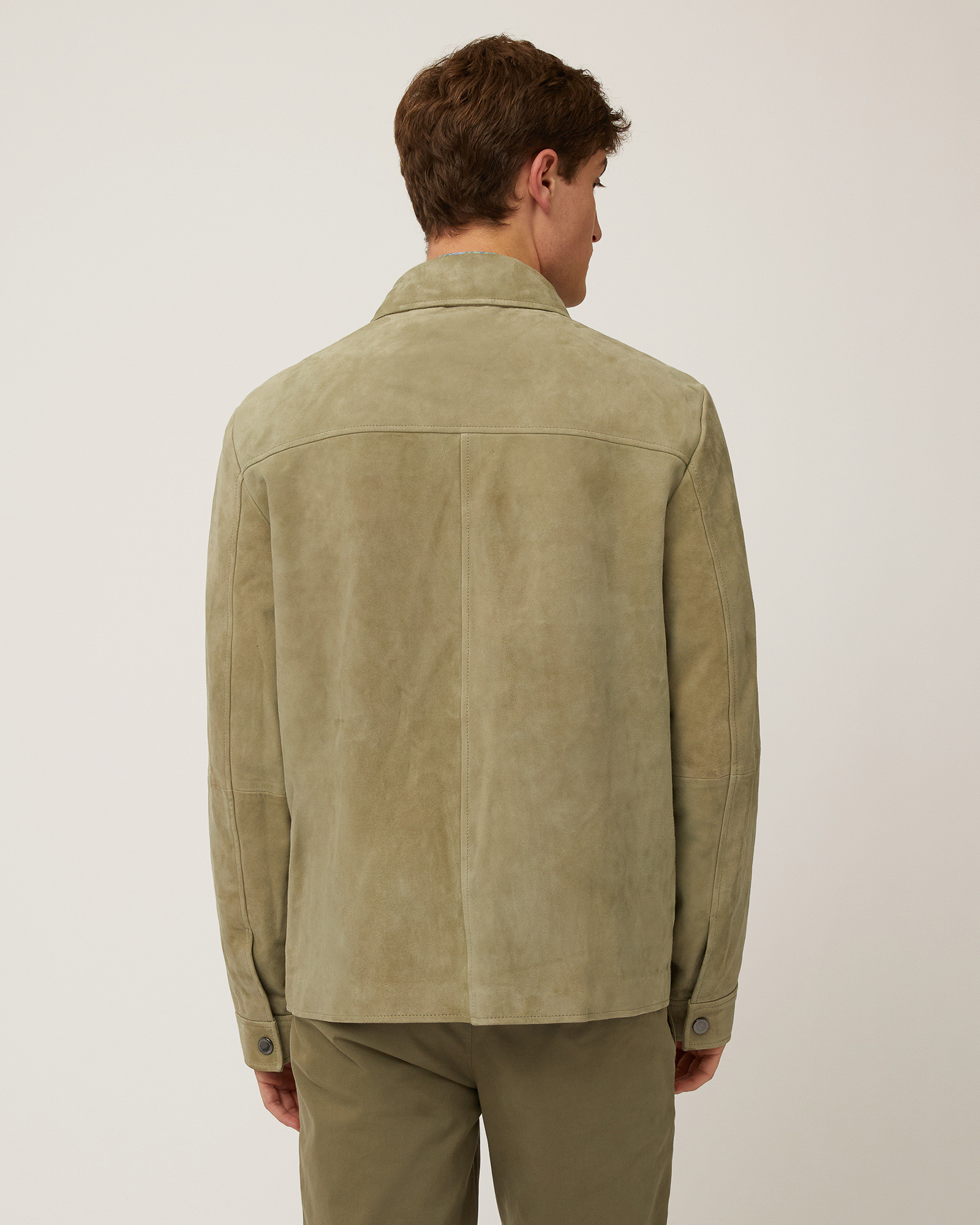 Indigo Cruise Leather Overshirt