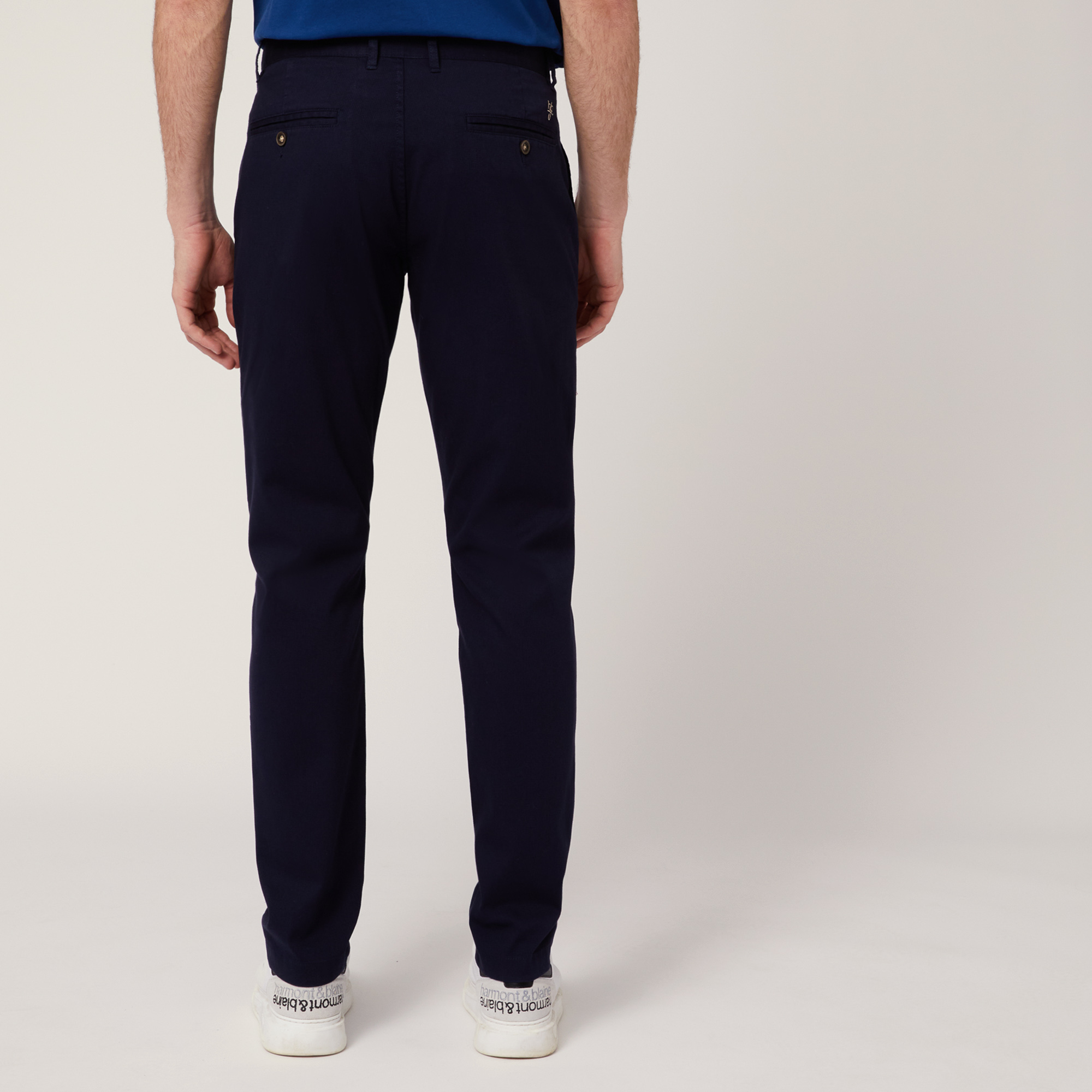 Pantaloni Chino Narrow Fit, Light Blue, large image number 1