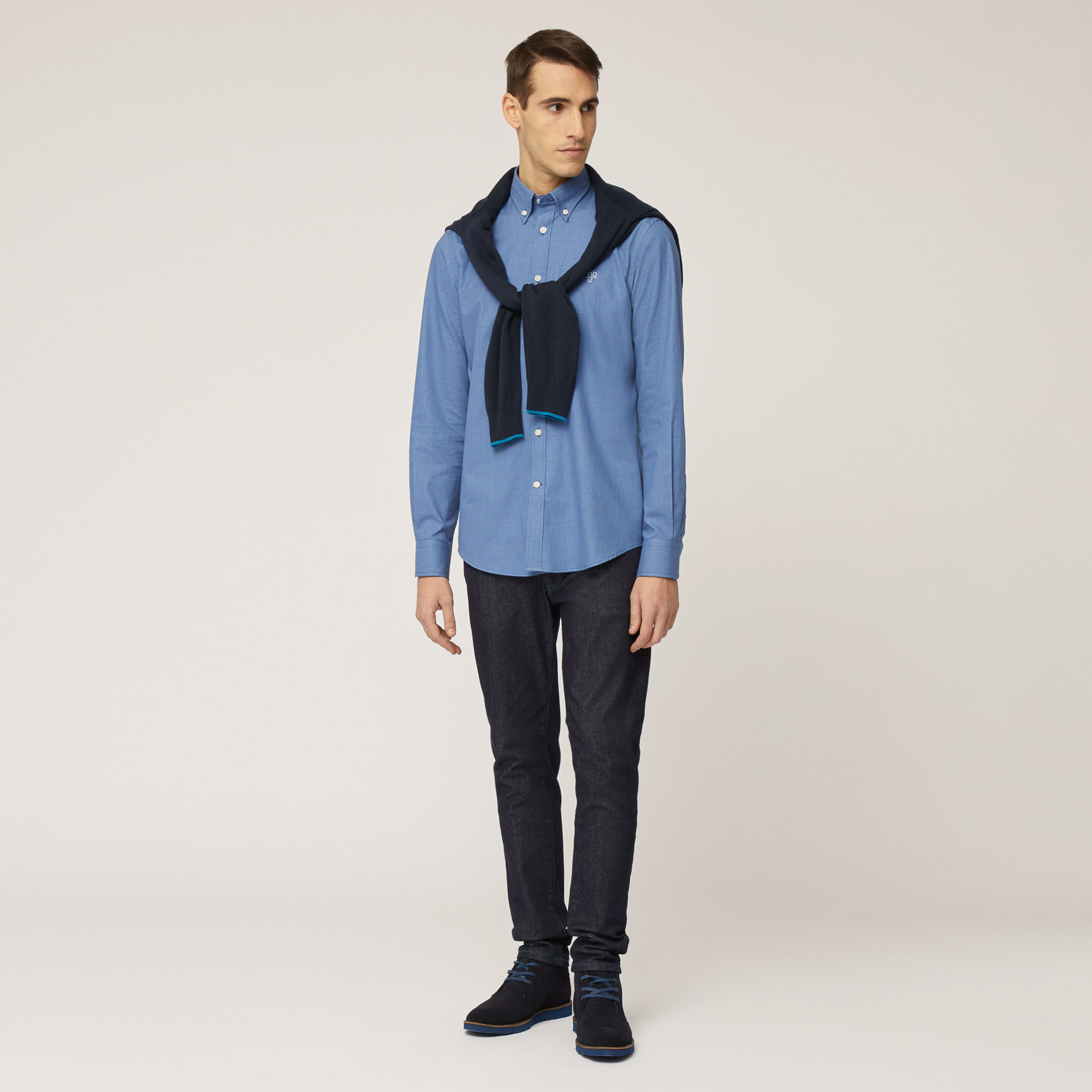 Camicia Harmont & Blaine In Cotone , Blu, large image number 3