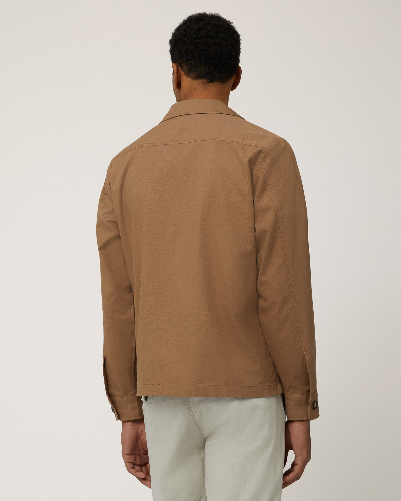 Overshirt In Cotone Fiammato