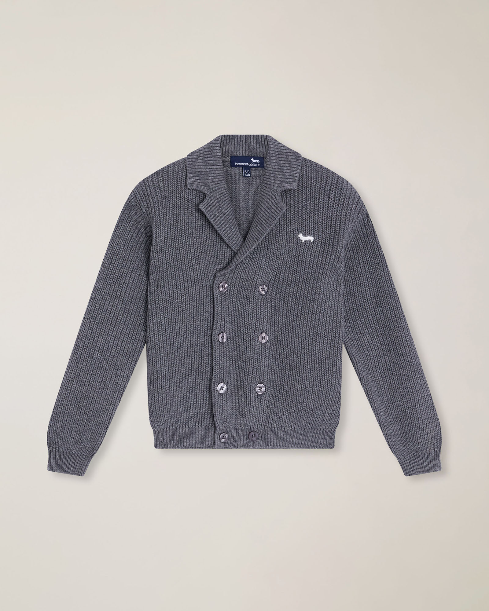 Cardigan with shawl collar