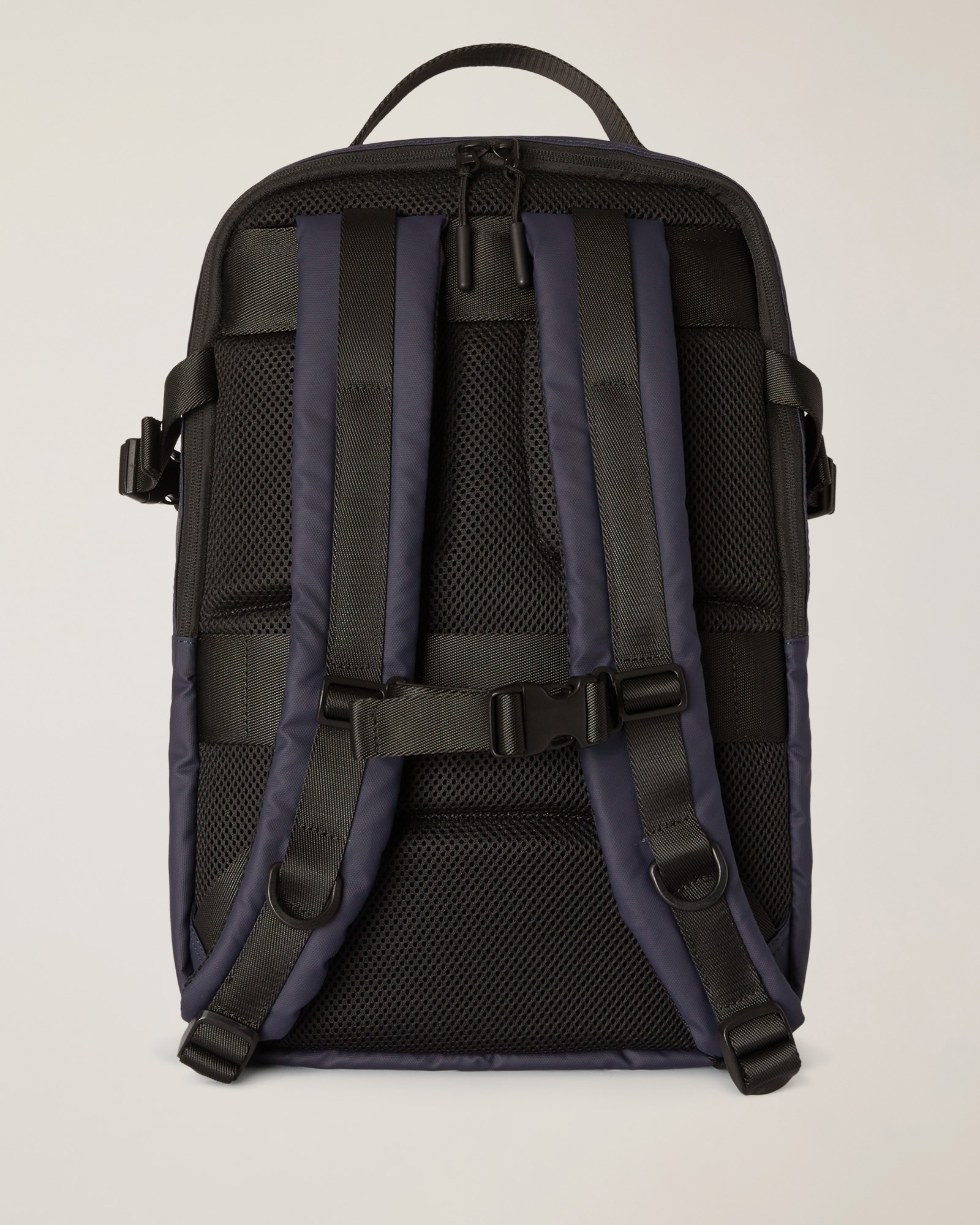 Compact Nylon Backpack, Dark Blue, large image number 1