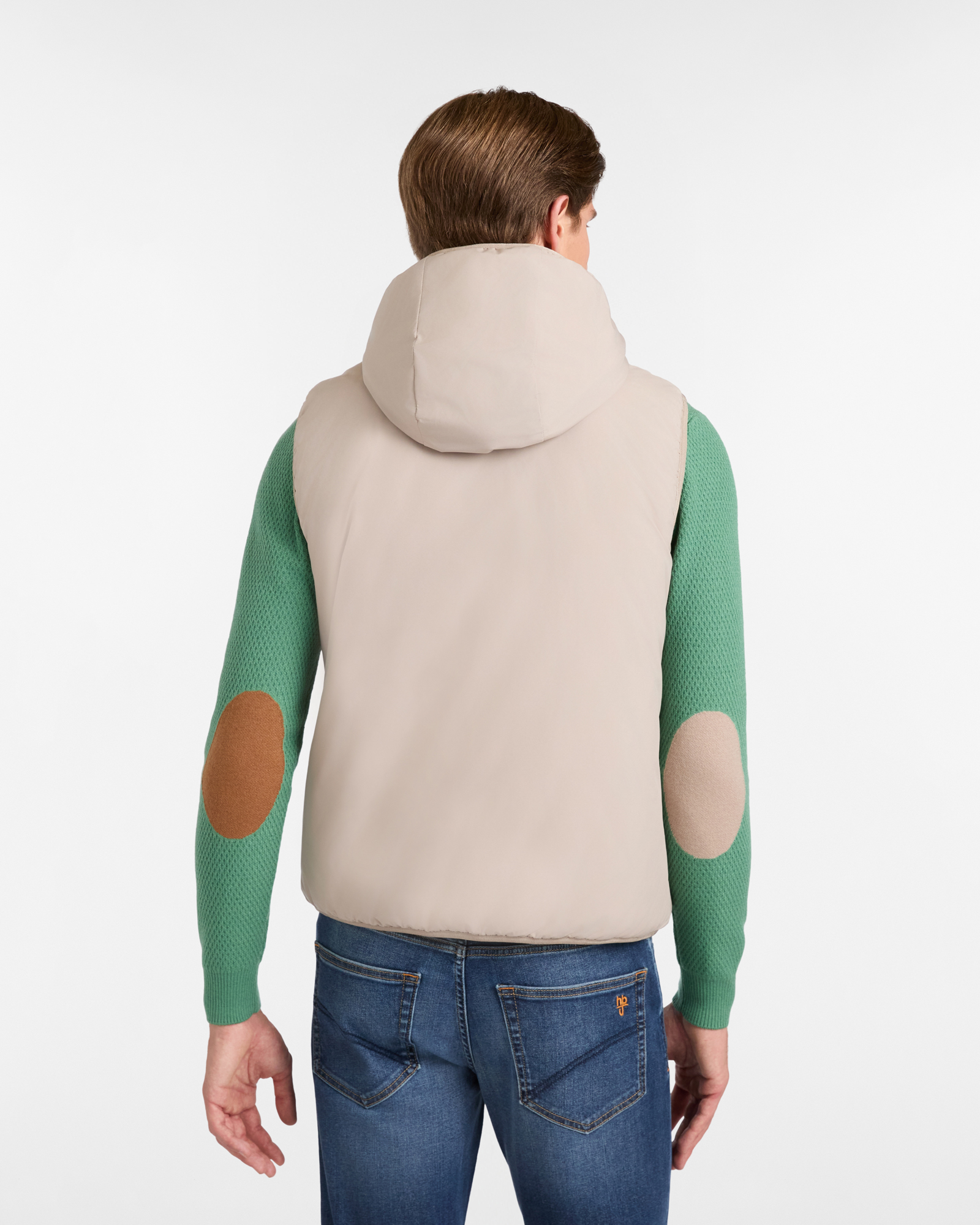 Double-Faced Hooded Vest