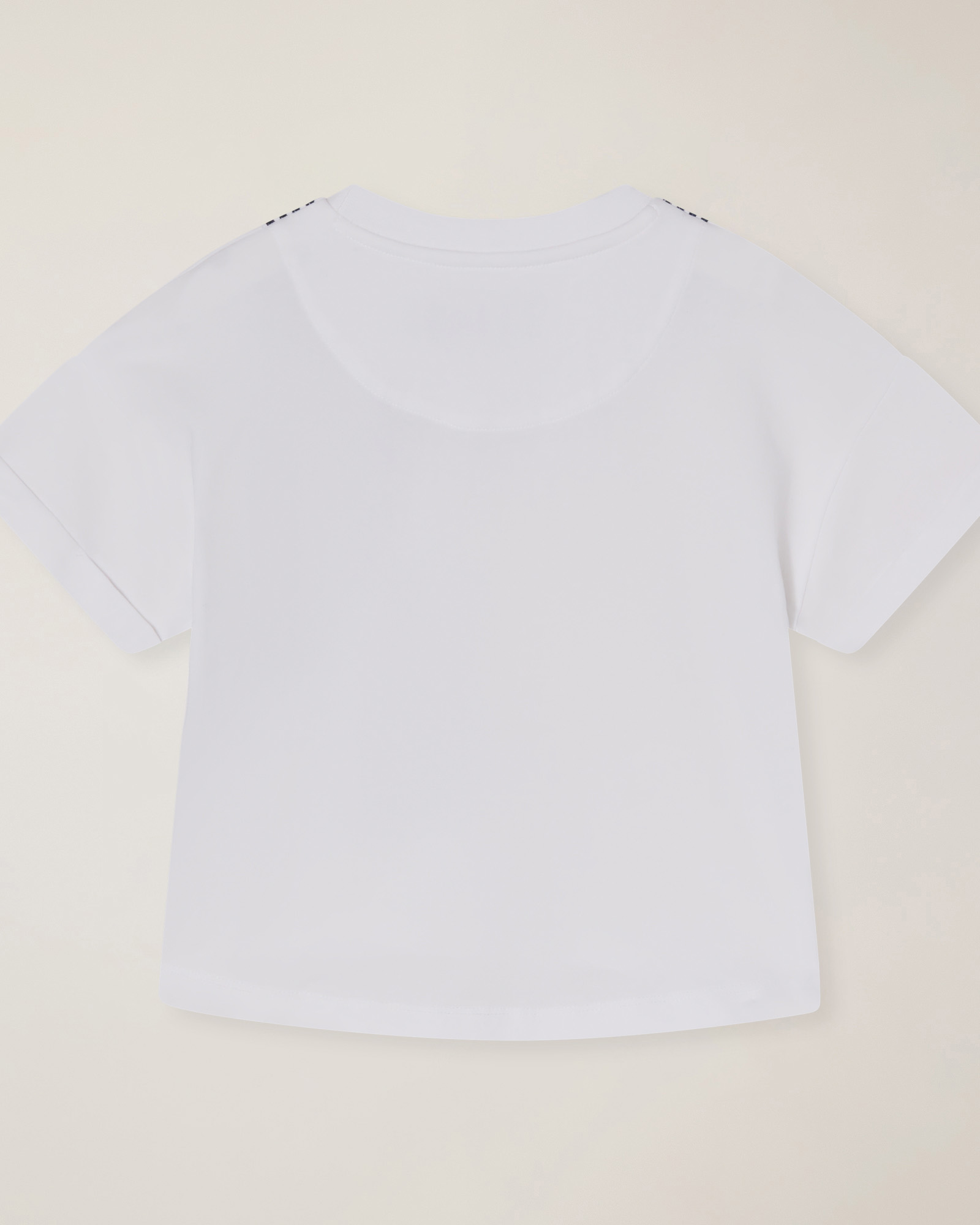 T-shirt con fiocco a righe