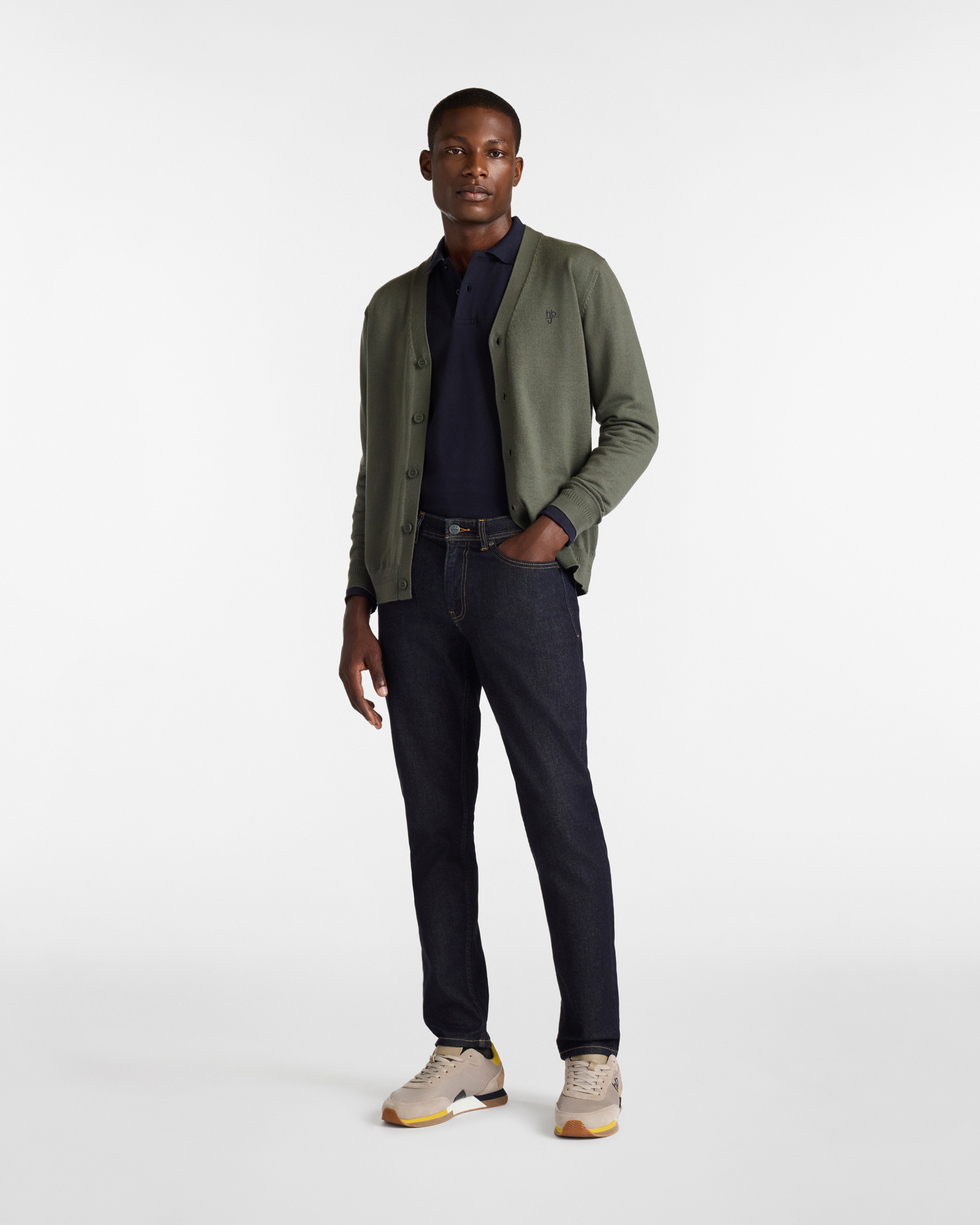 Jeans Cinque Tasche Narrow Fit in Denim Stretch, Blu Denim, large image number 3