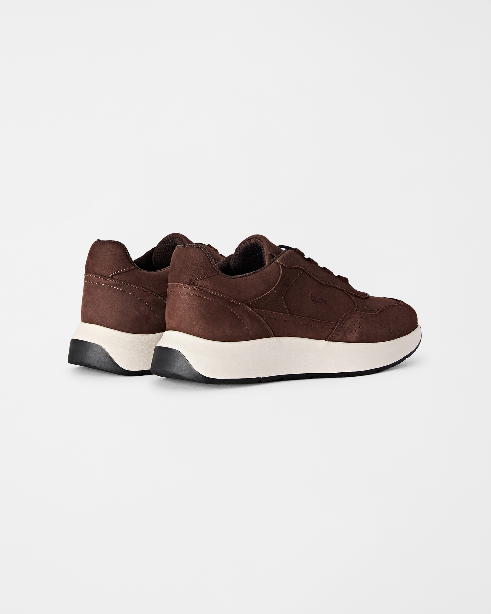 MEN'S MILLED NUBUCK WATER-RESISTANT SHOE, DARK BROWN, large image number 2