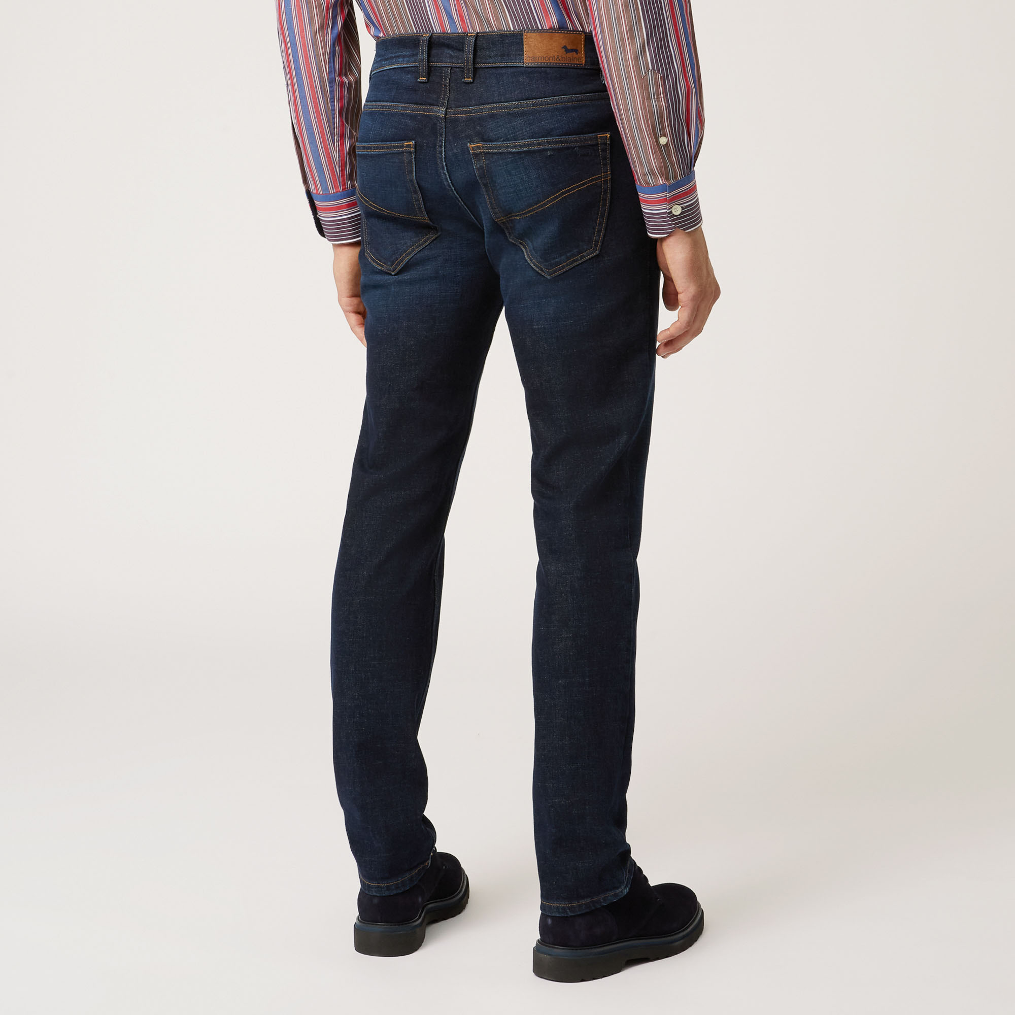 Five-Pocket Denim Jeans, Blue, large image number 1