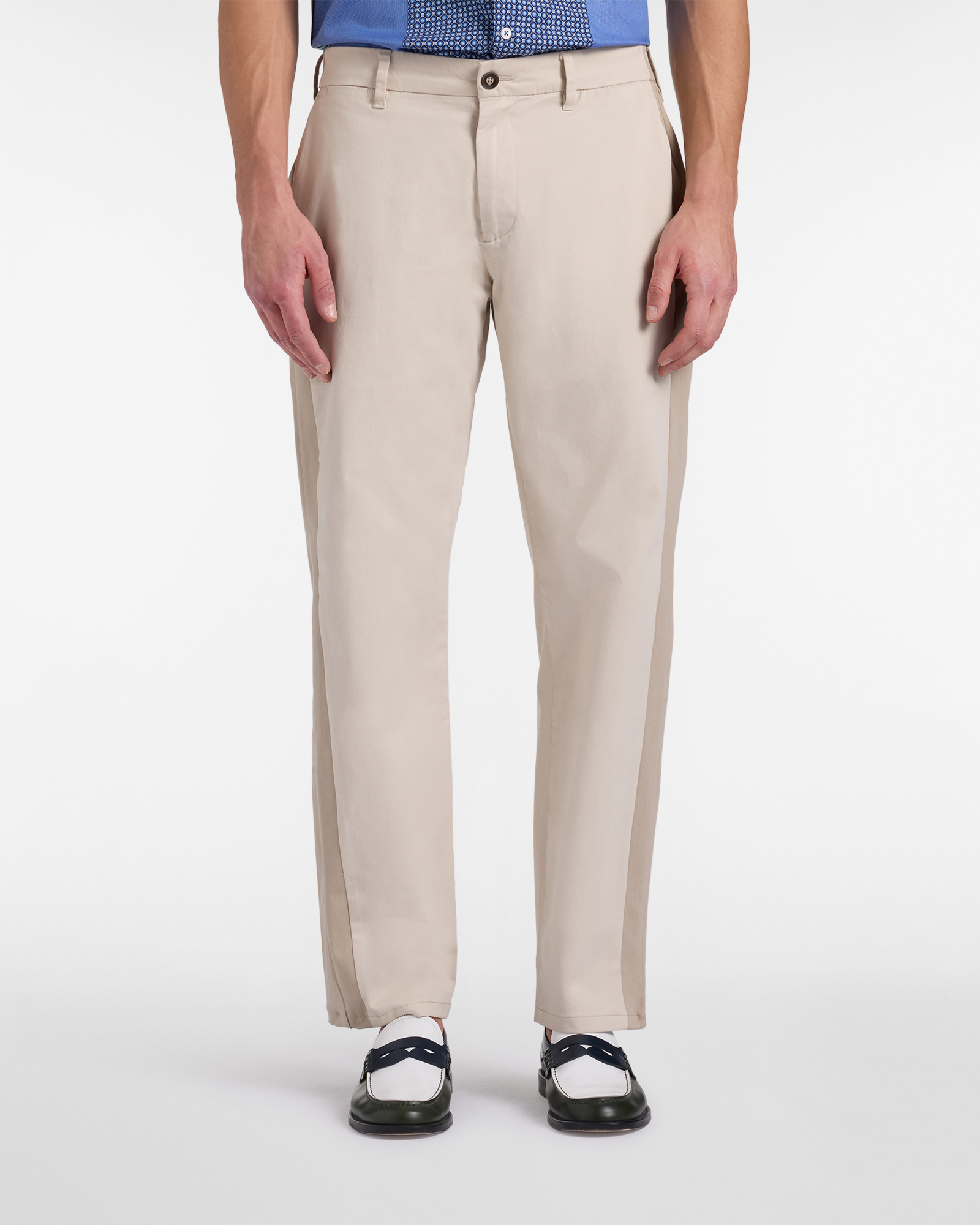 Pantaloni Uomo The Double’s Chino Re‑Loved, Uomo, Beige, Taglia: XS