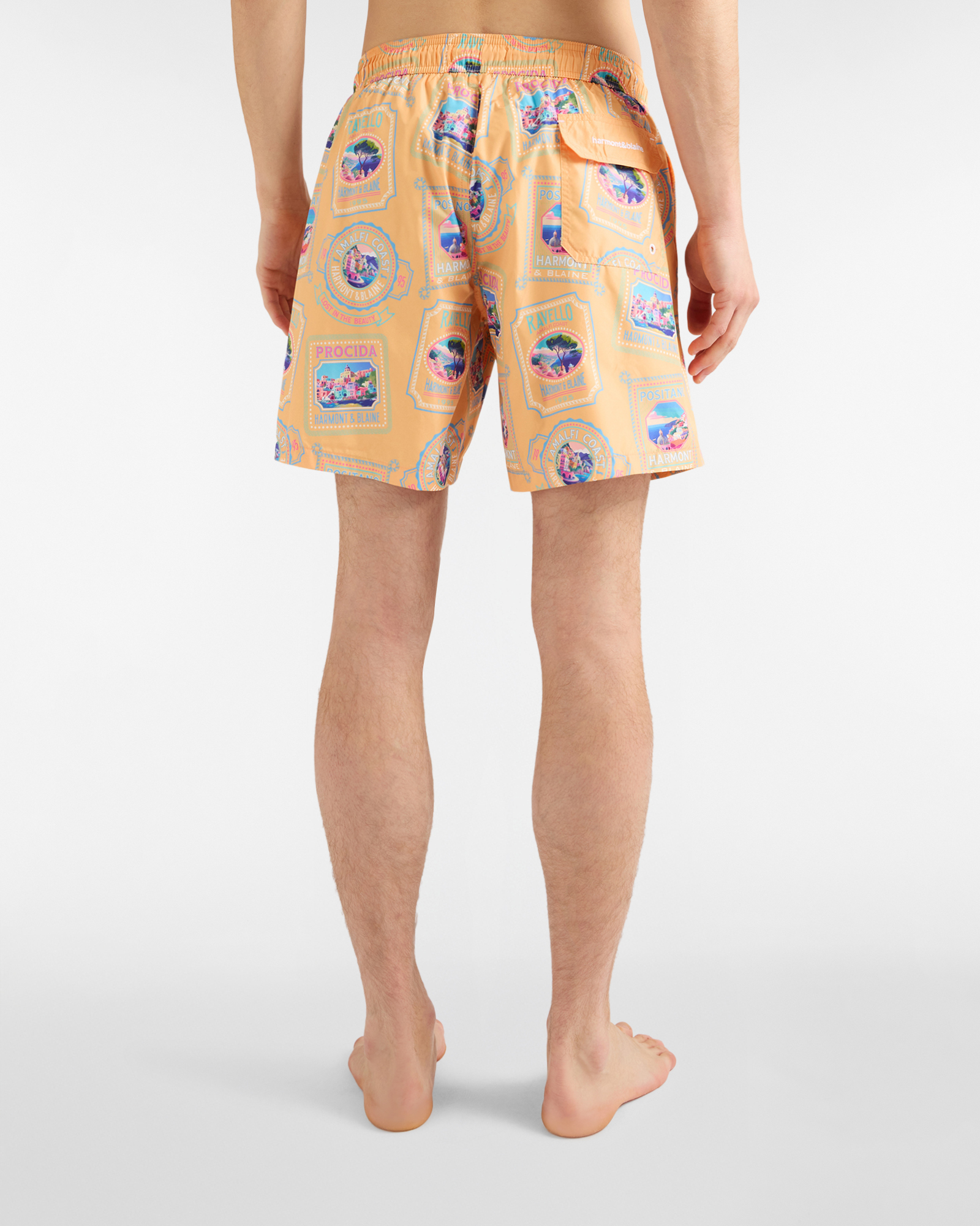 Postcard swim shorts