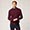 Pullover Girocollo Hbj, Rosso Scuro, swatch