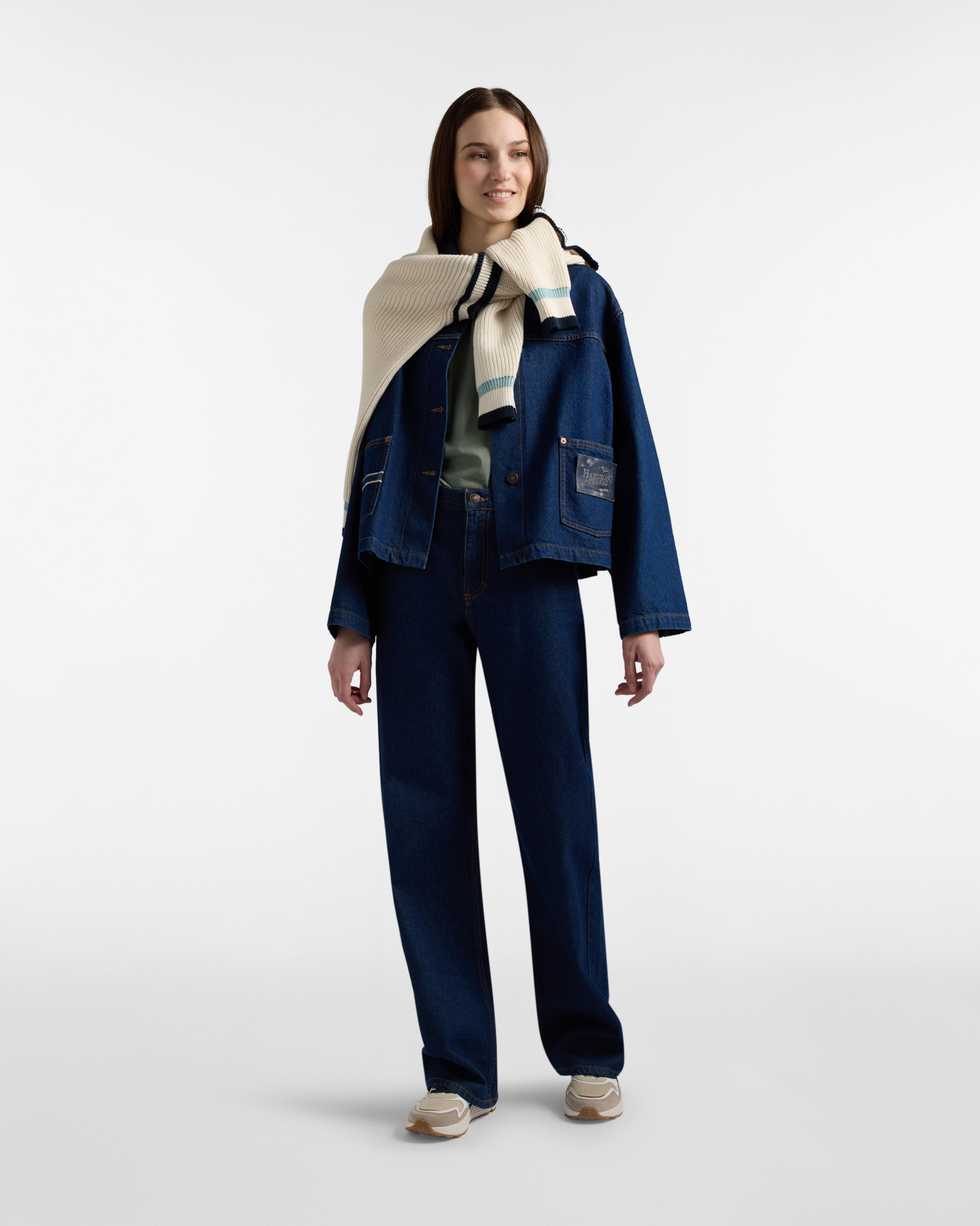 Women's jeans in selvedge denim, Denim Blue, large image number 3