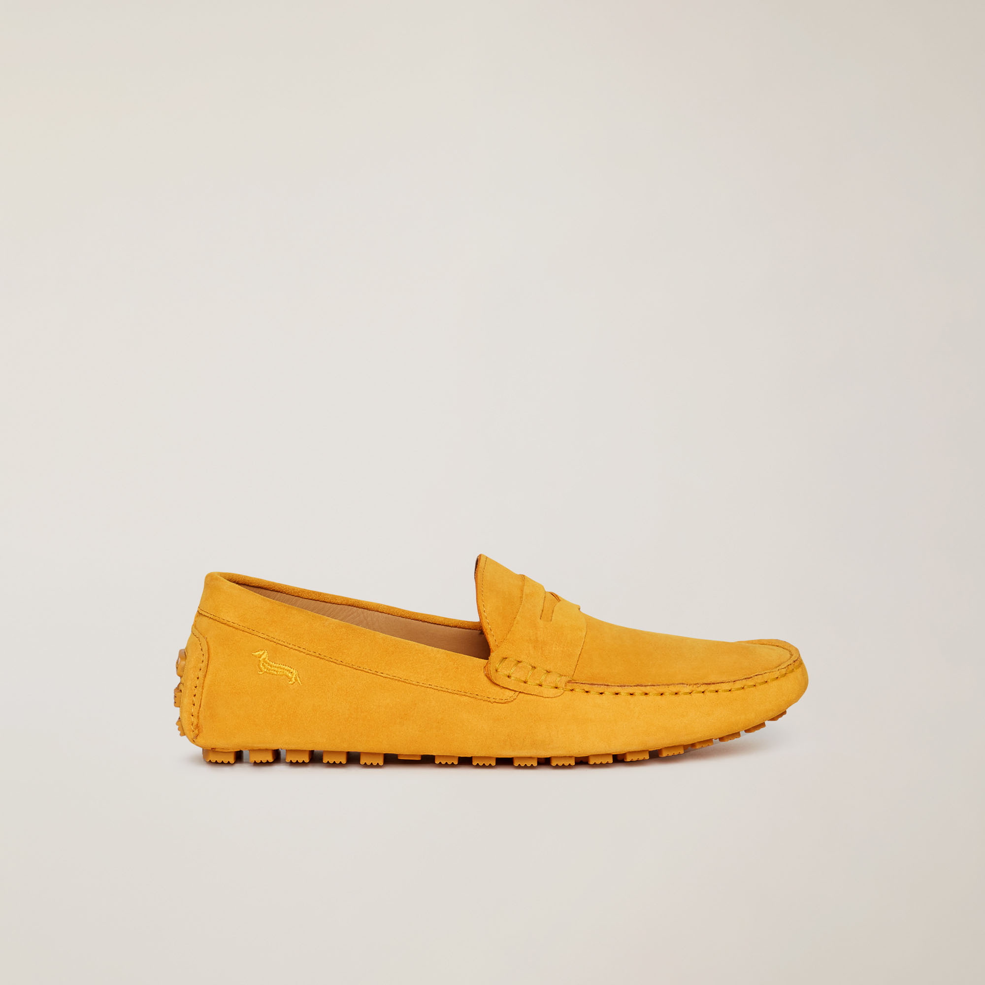 Loafer with Cleats, Yellow, large