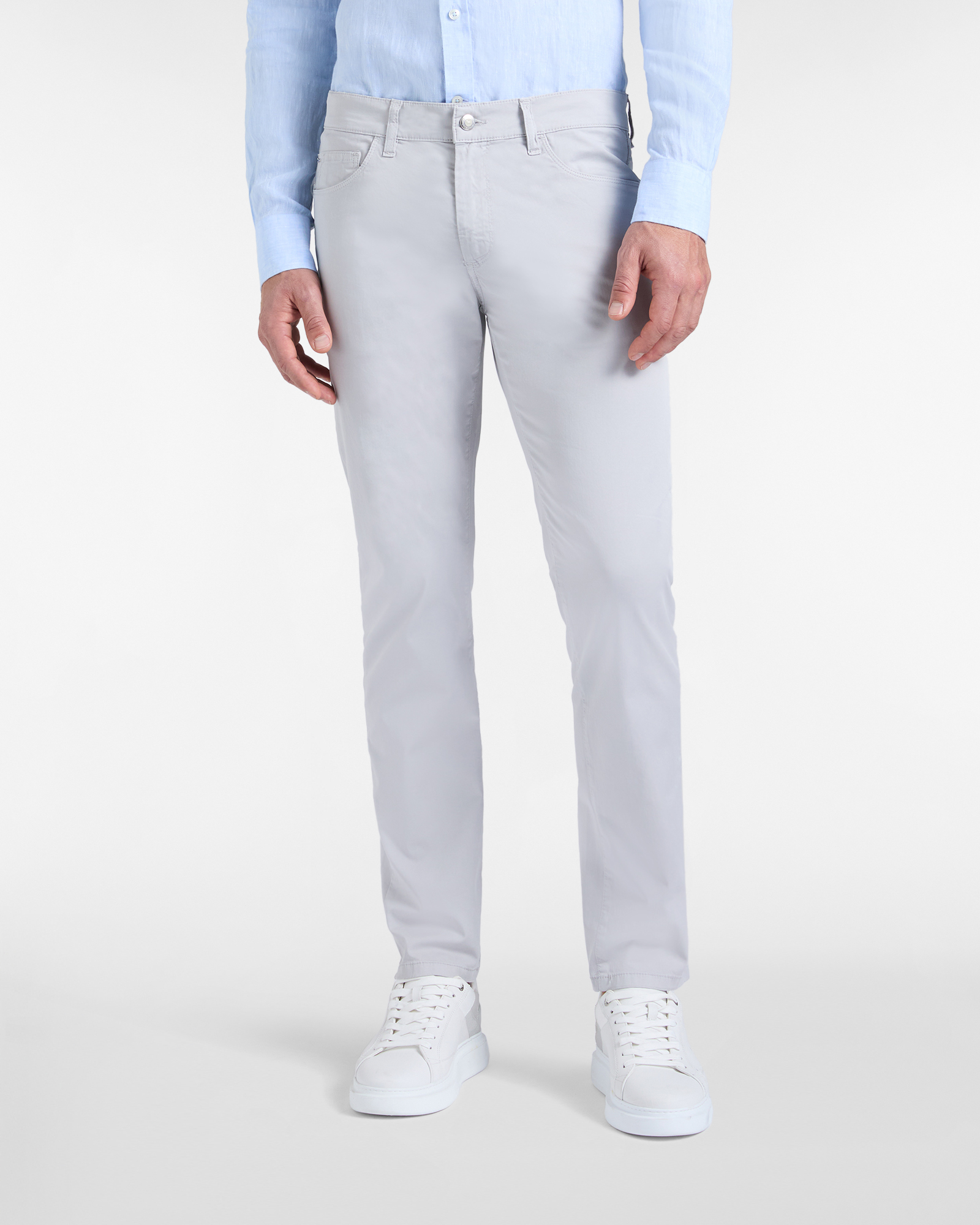 Men&rsquo;s slim-fit five-pocket trousers