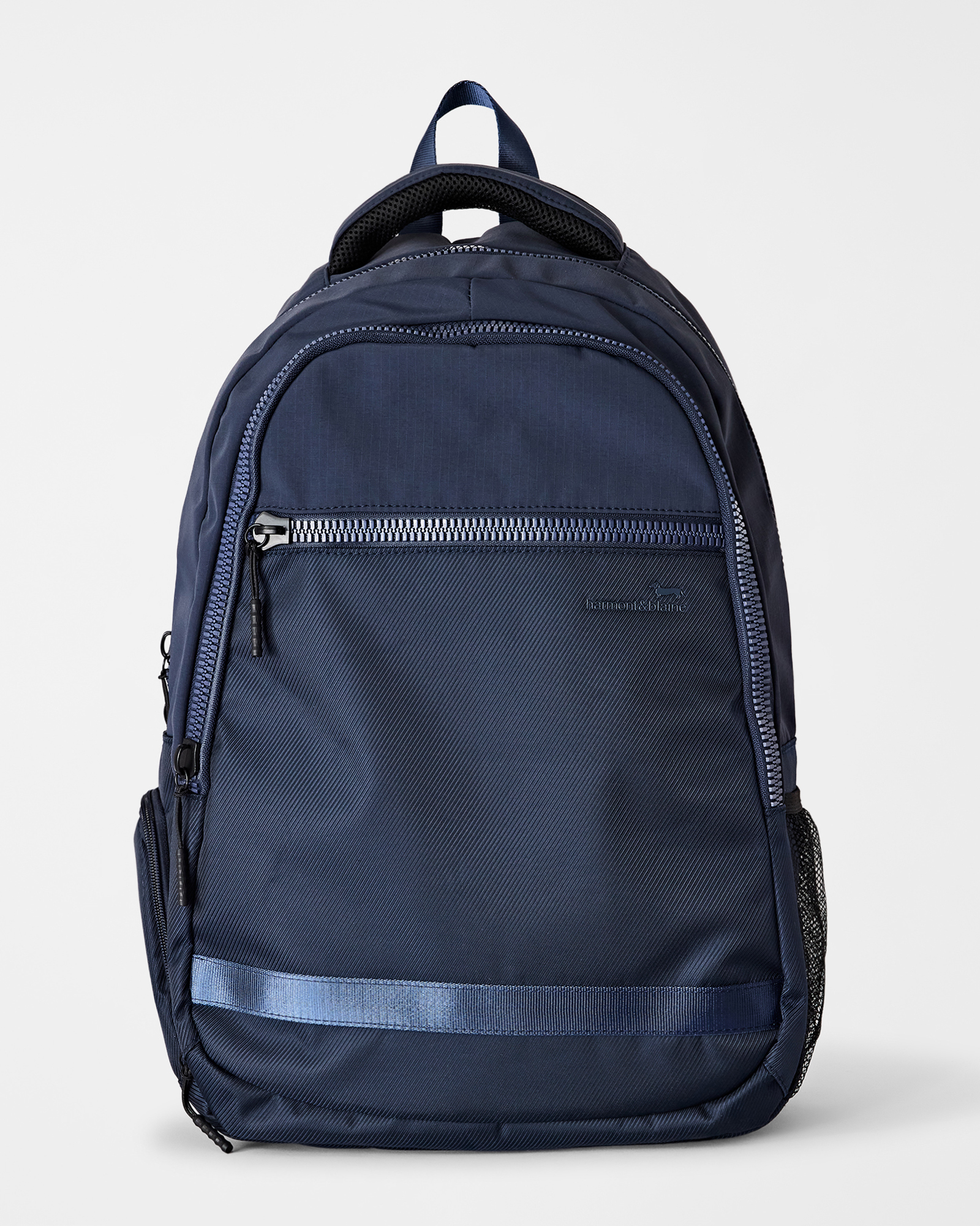 Men&rsquo;s rucksack in navy blue technical fabric