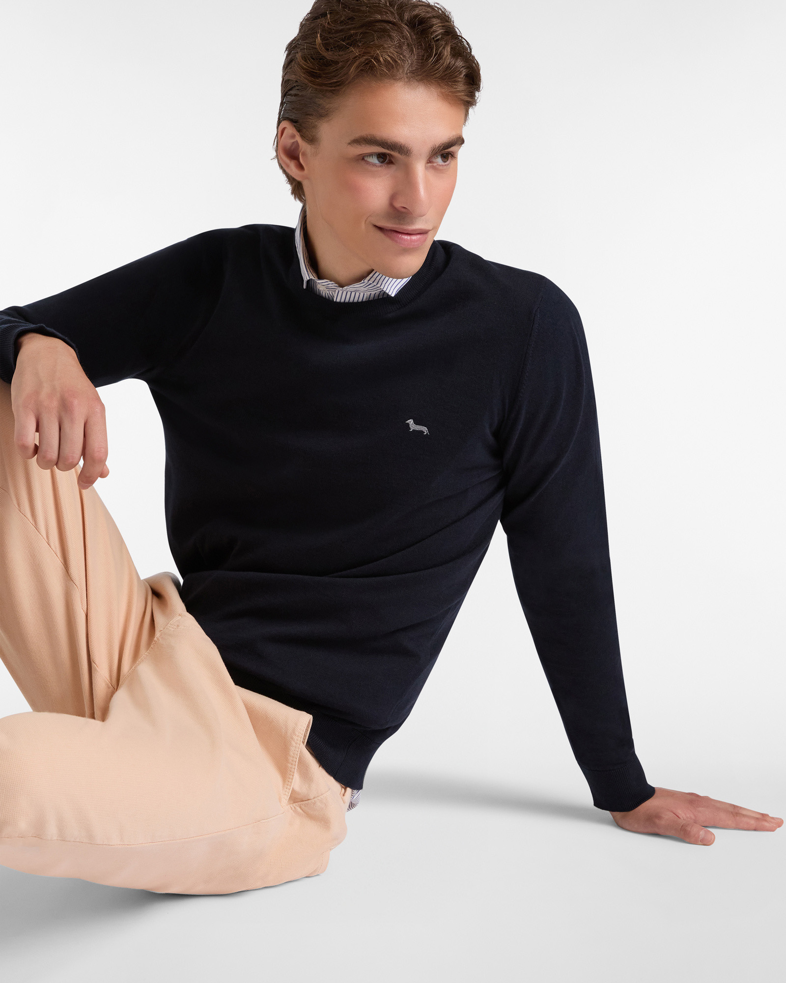 Essentials cotton and cashmere sweater, Blue, large image number 2