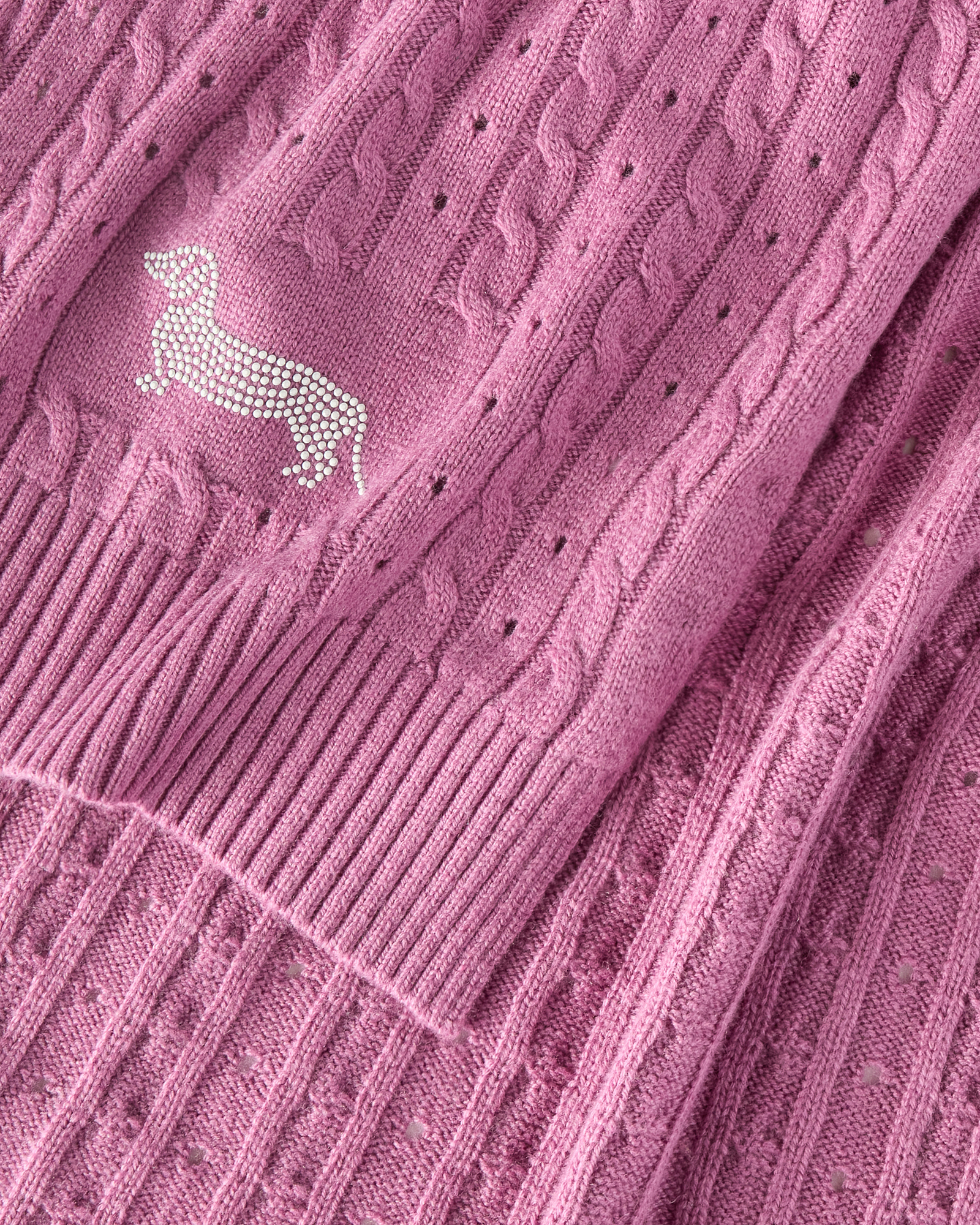 Scarf with Micro Stud Dachshund