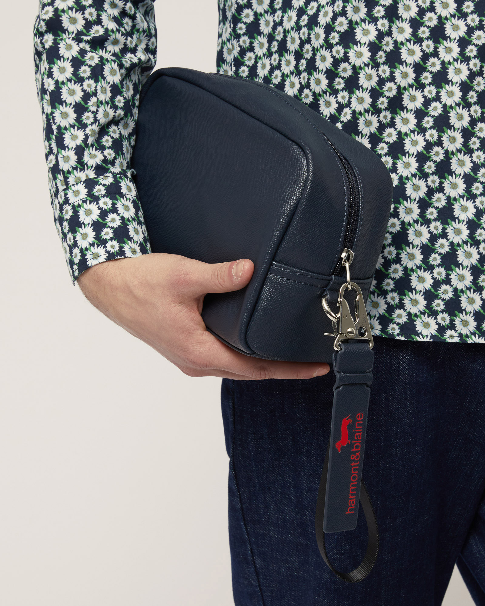 All-Over Blaine Medium Pouch, Blue, large image number 3