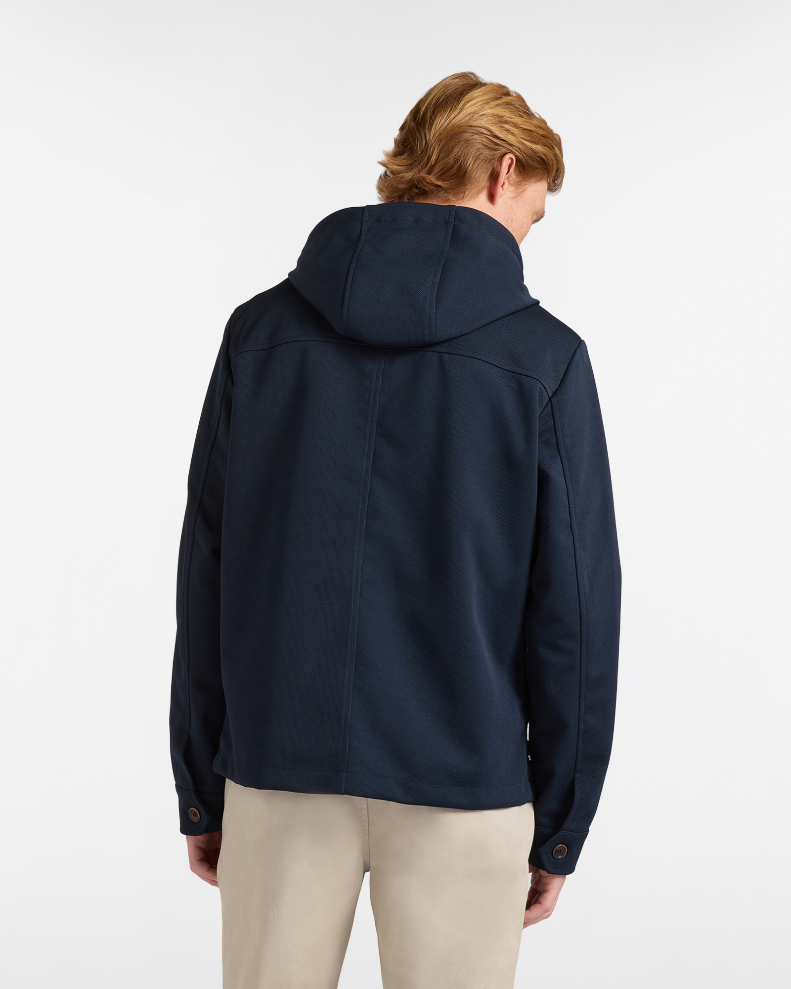 Giubbino in Dobby Doppiato con Jersey