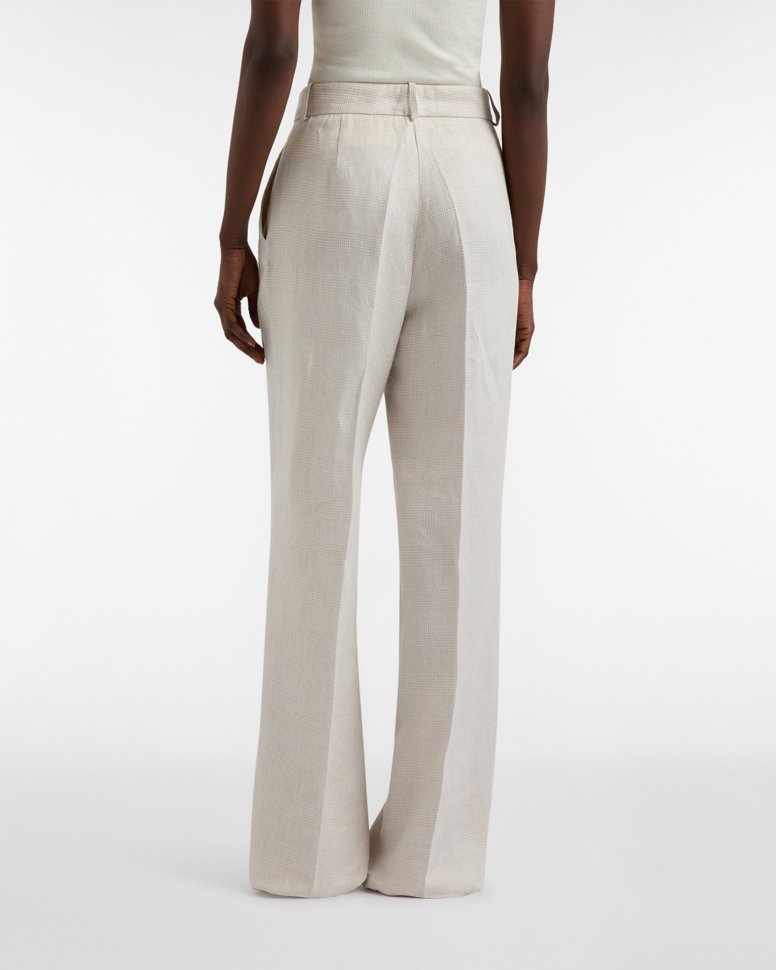  Harmont&blaine Harmont&blaine - Pantalon Capsule Artigianalità A Colori En Lin Pour Femme, Femme, Beige, Taille: 36 