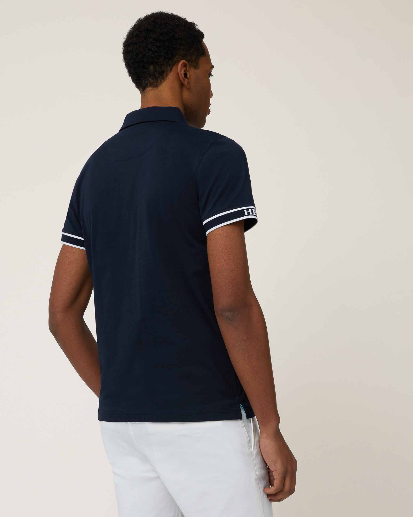 Polo Con Bordi Jacquard