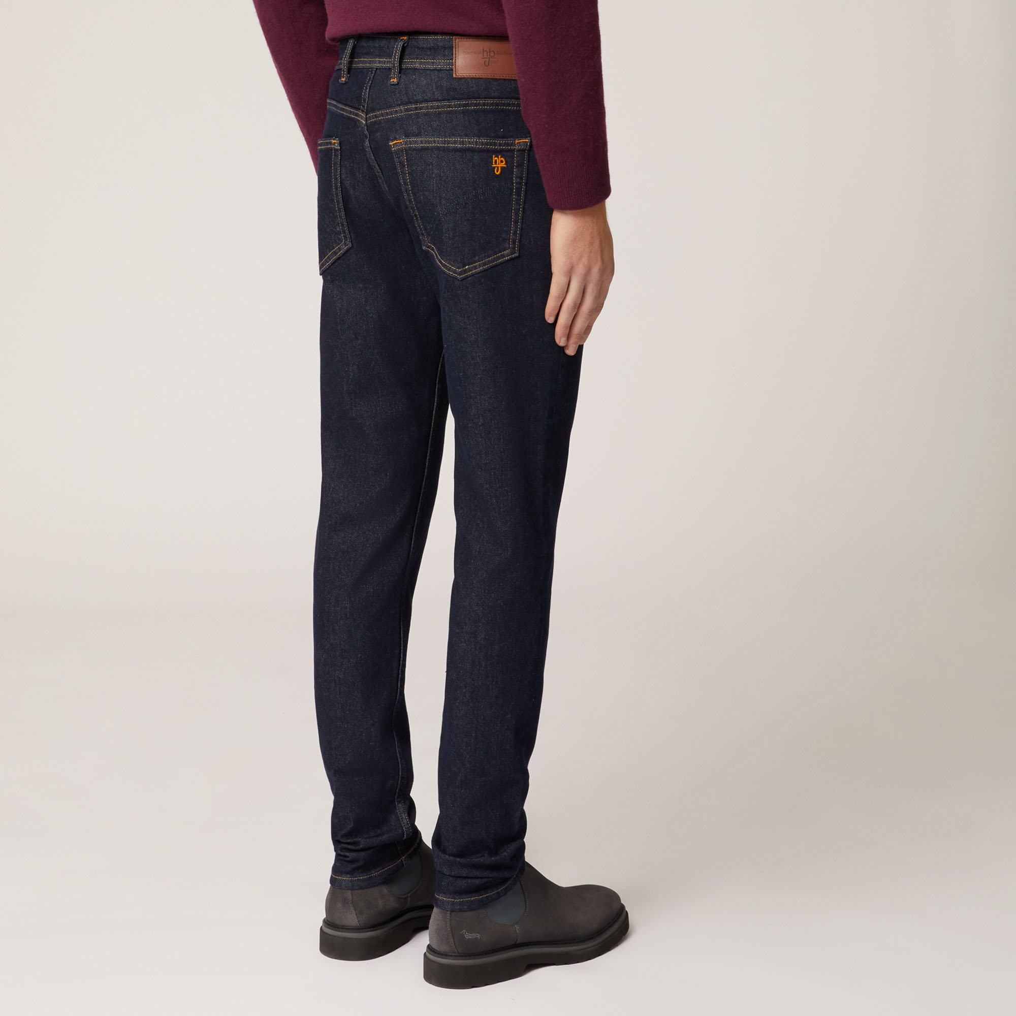 Denim Cinque Tasche Narrow, Blu Denim, large image number 1