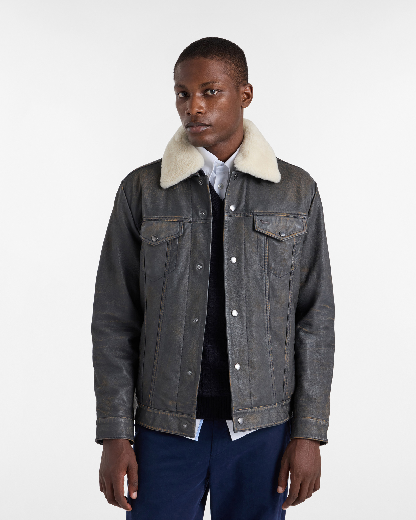 Shearling Bomber Jacket