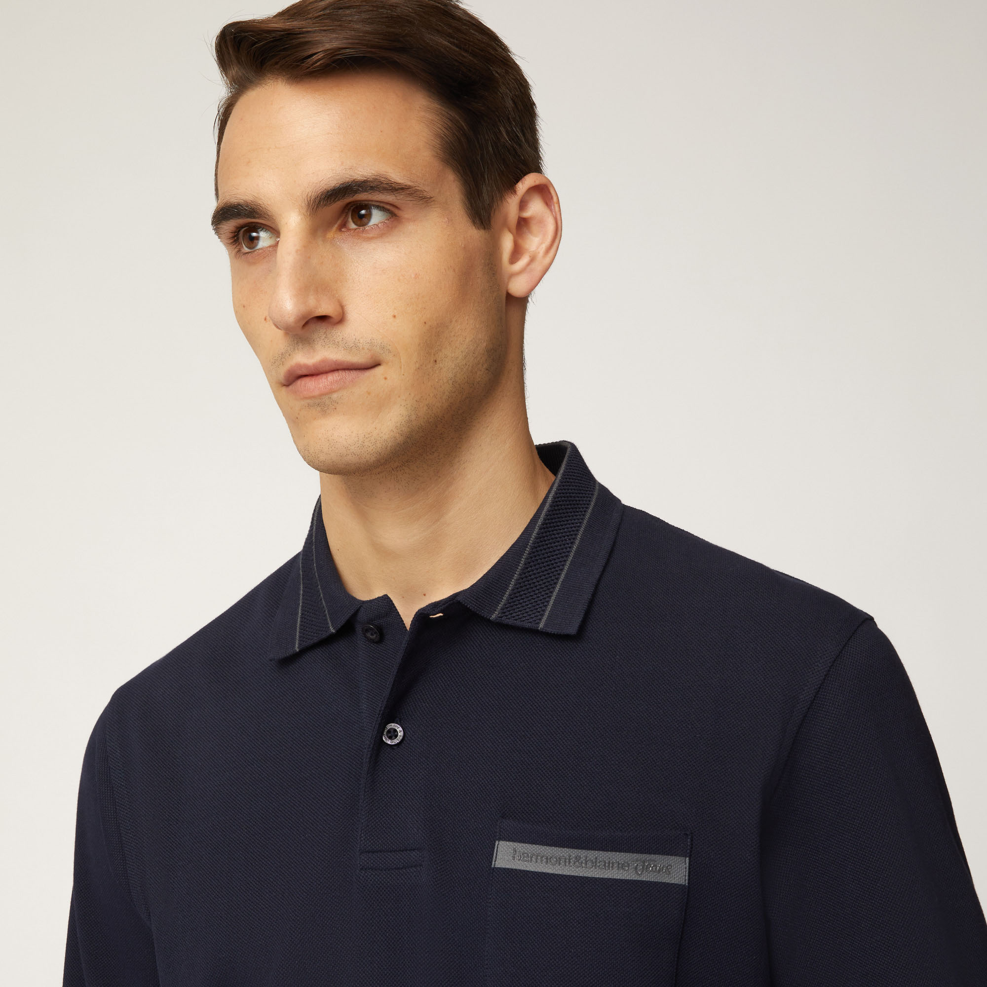 Polo Regular Fit Con Taschino E Dettagli A Contrasto, Light Blue, large image number 2