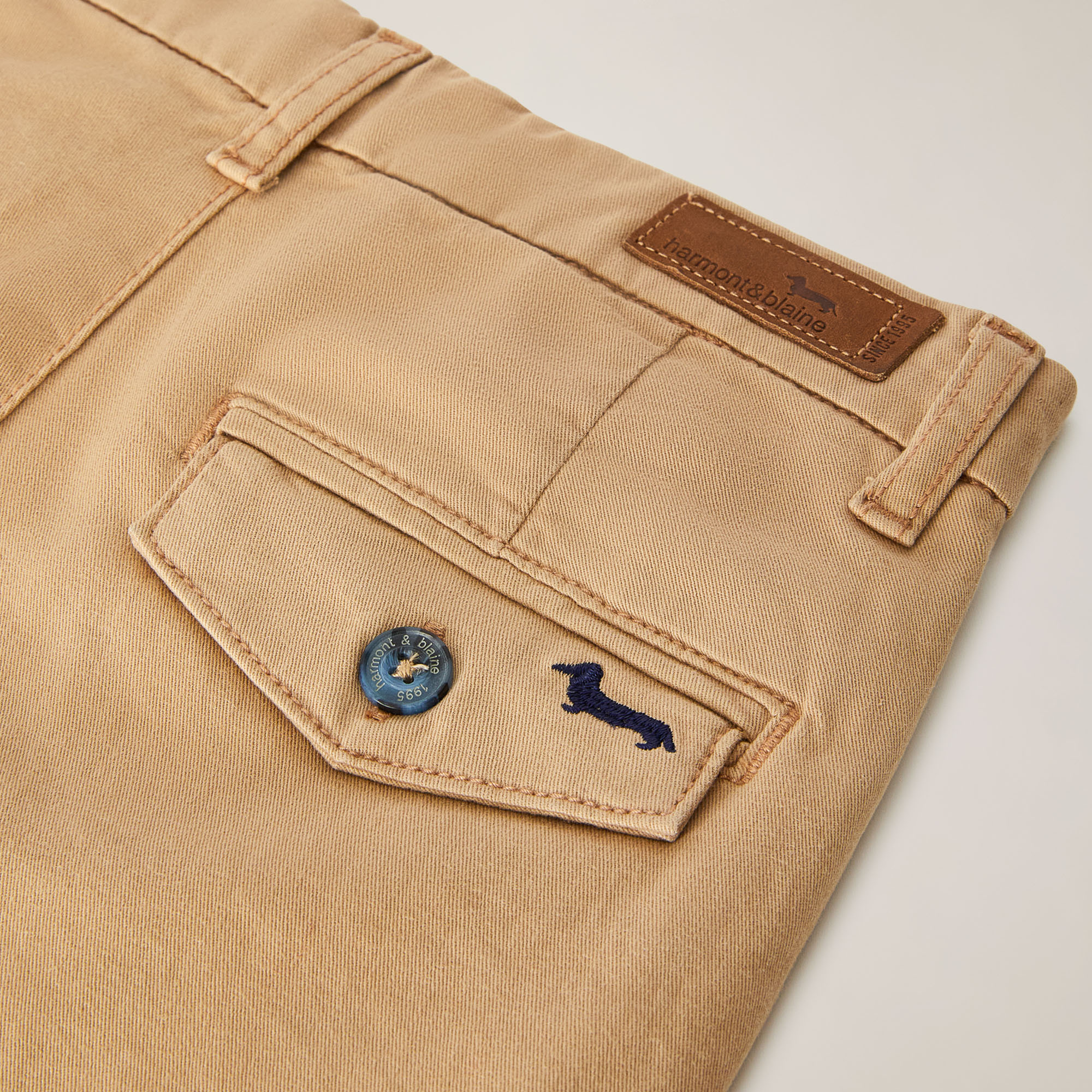 Chinos with darts, Beige, large image number 2
