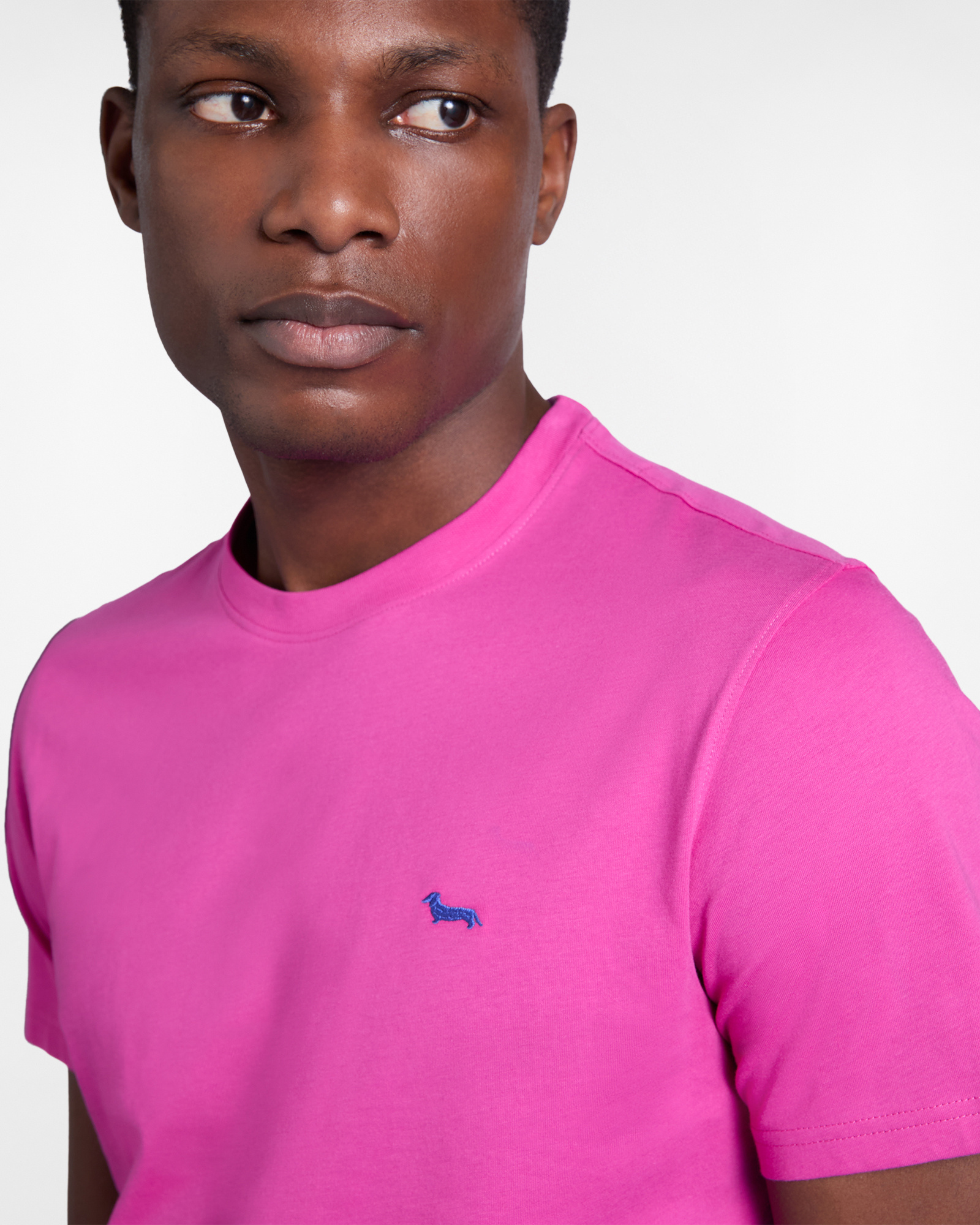 Camiseta ajustada de algod&oacute;n para hombre, Rojo, large image number 2