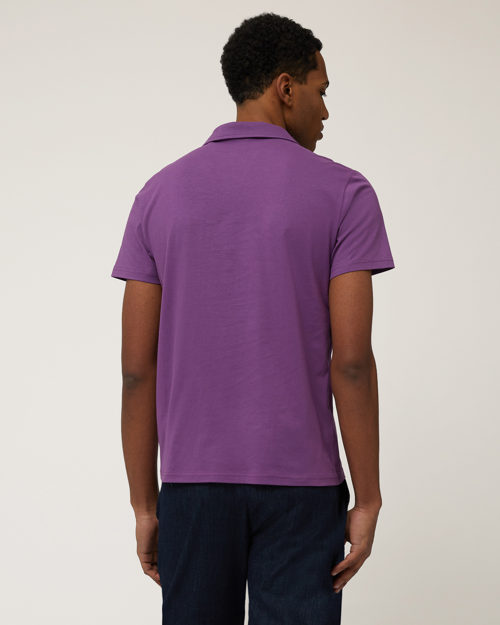 Jersey Polo with Breast Pocket