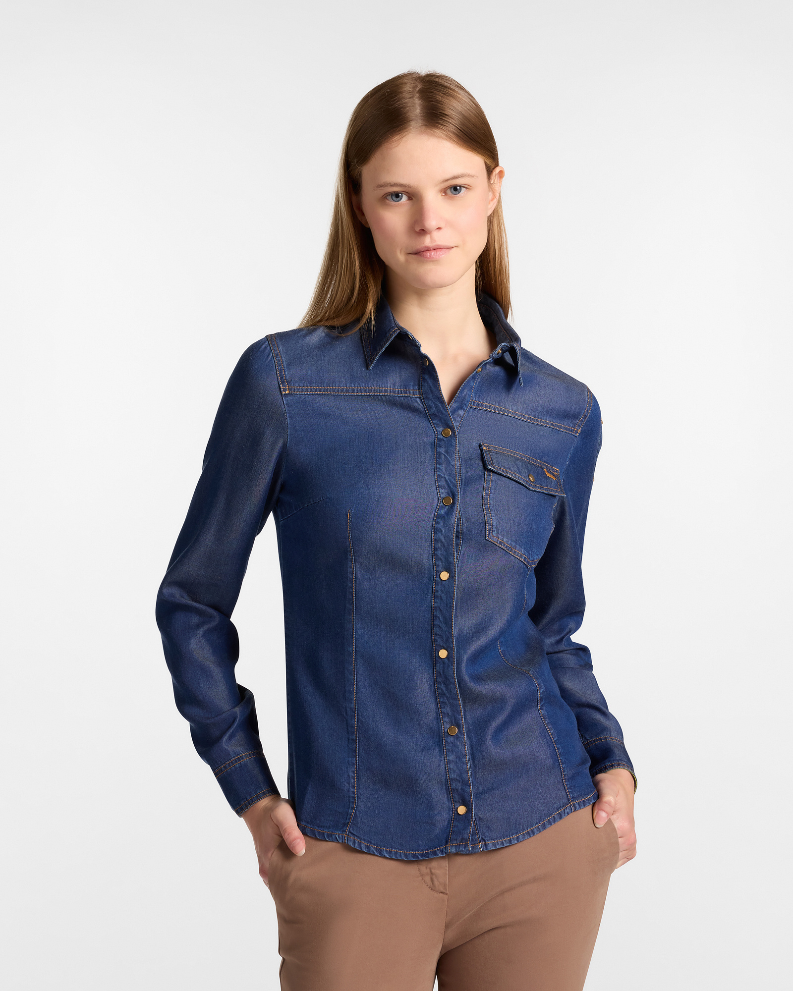 Slim Lyocell Shirt