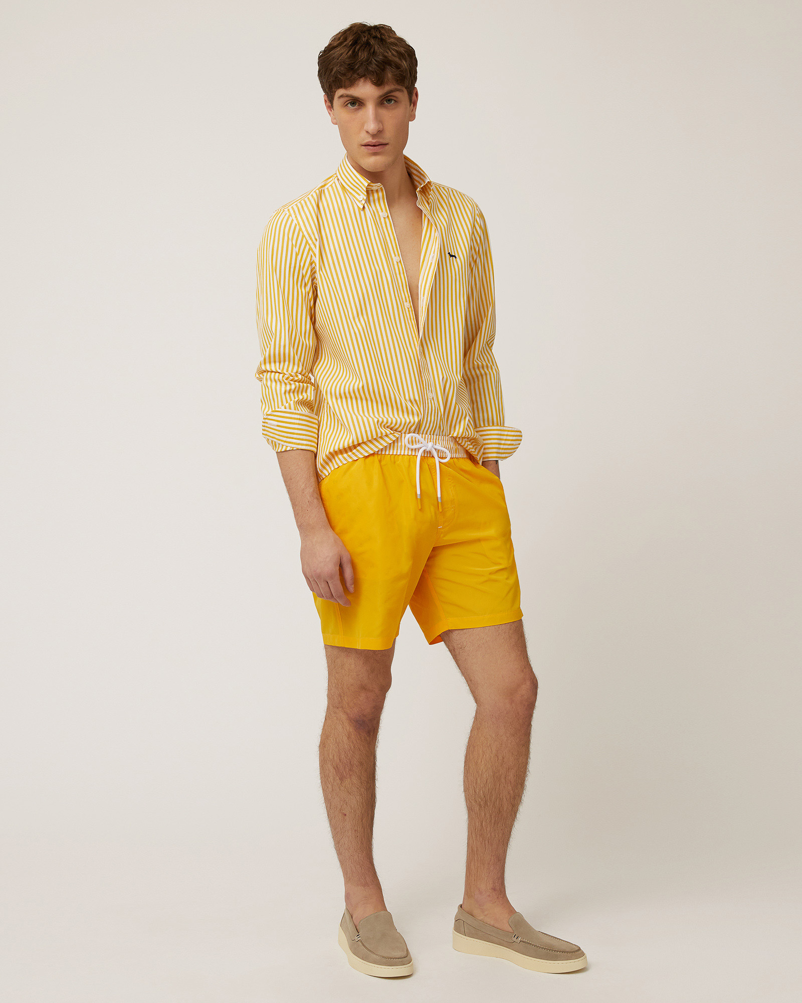 Sorbet Stripe Shirt, Canary Yellow, large image number 3