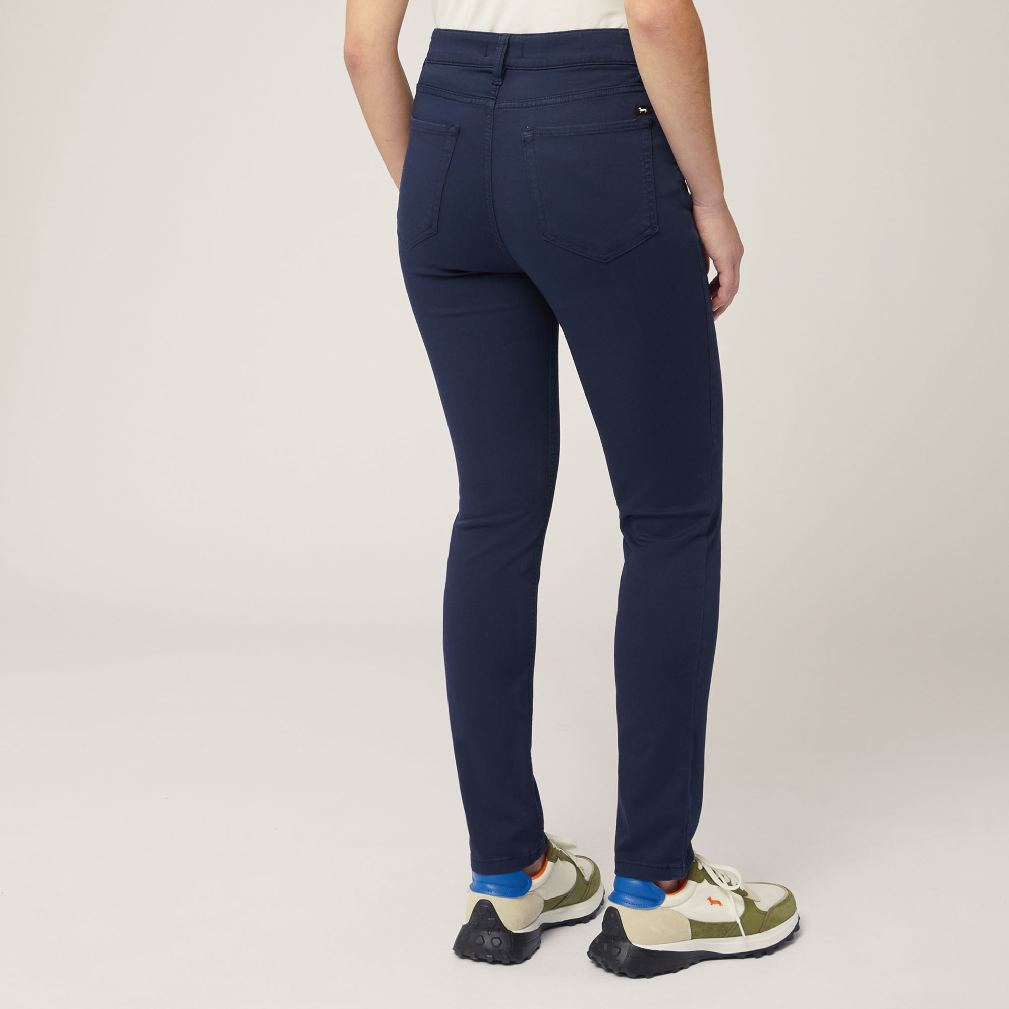 Slim Fit Pants, Blue, large image number 1