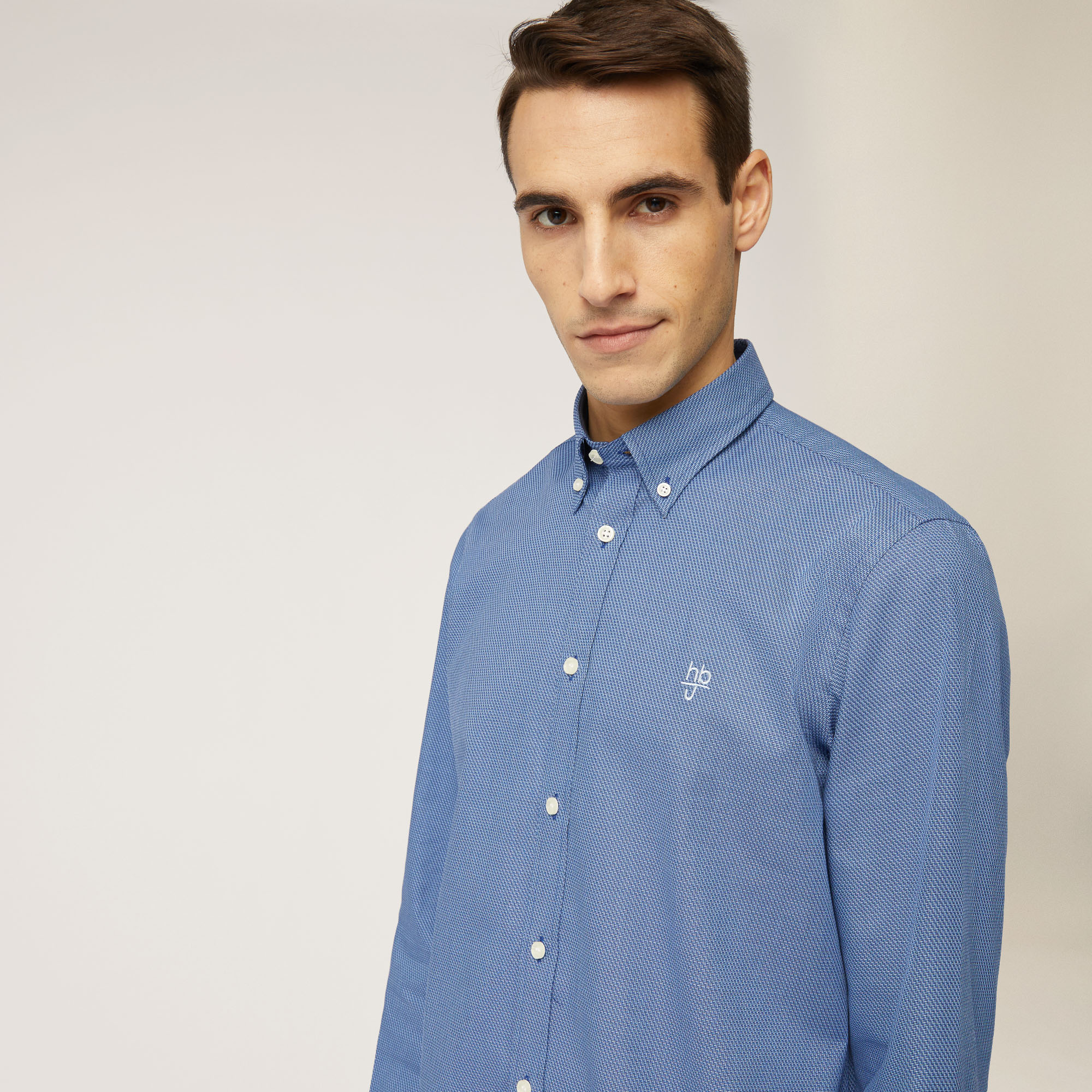Camicia Harmont & Blaine In Cotone , Blu, large image number 2