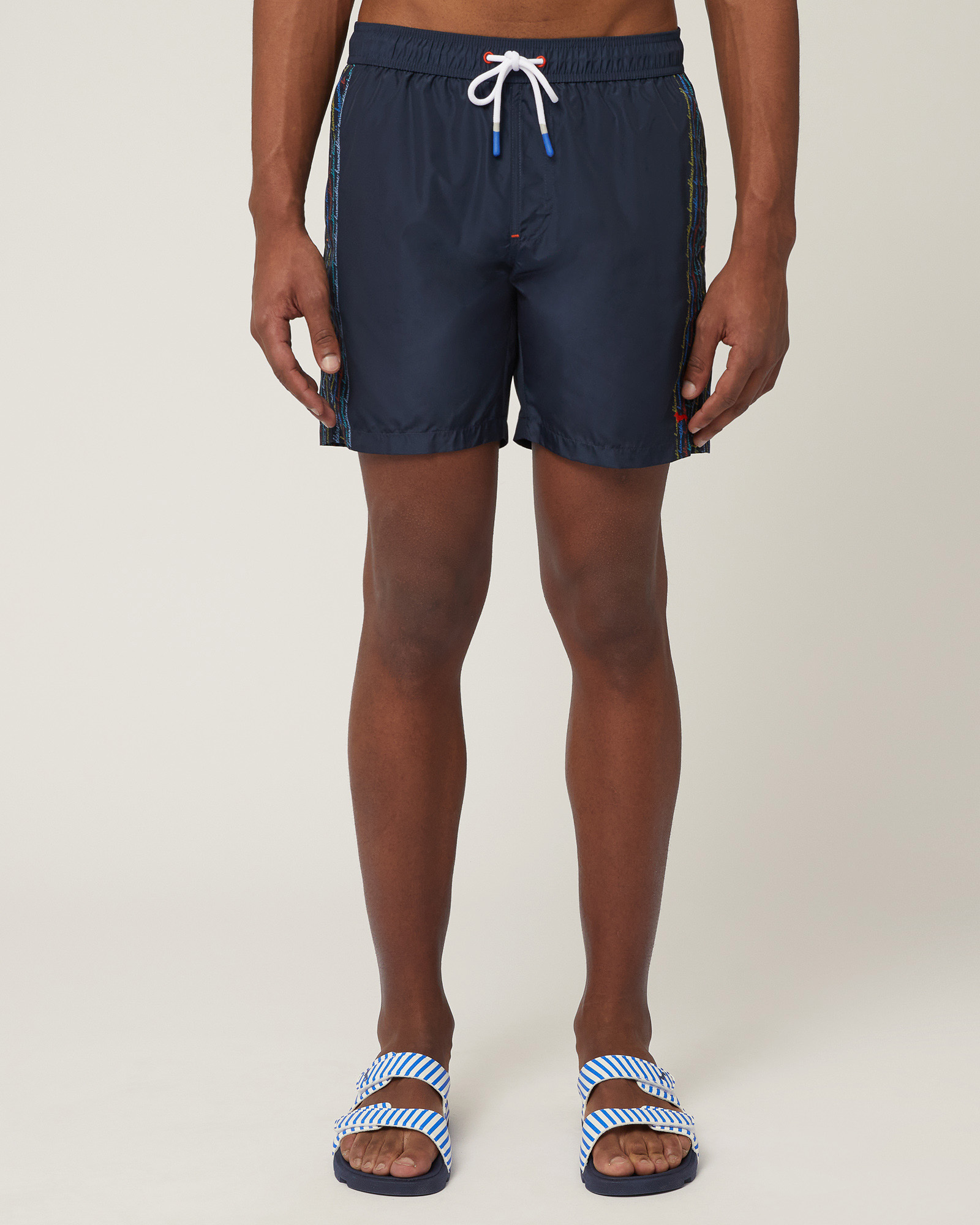 Swim Shorts with Lettering