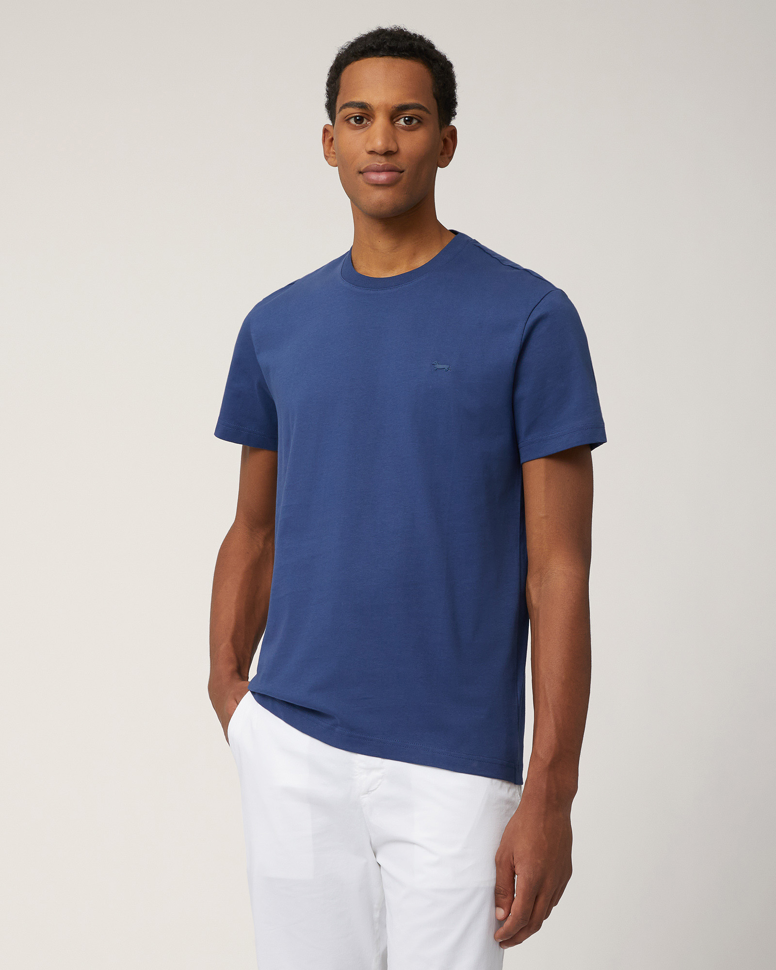 T-Shirt Con Bassotto Applicato