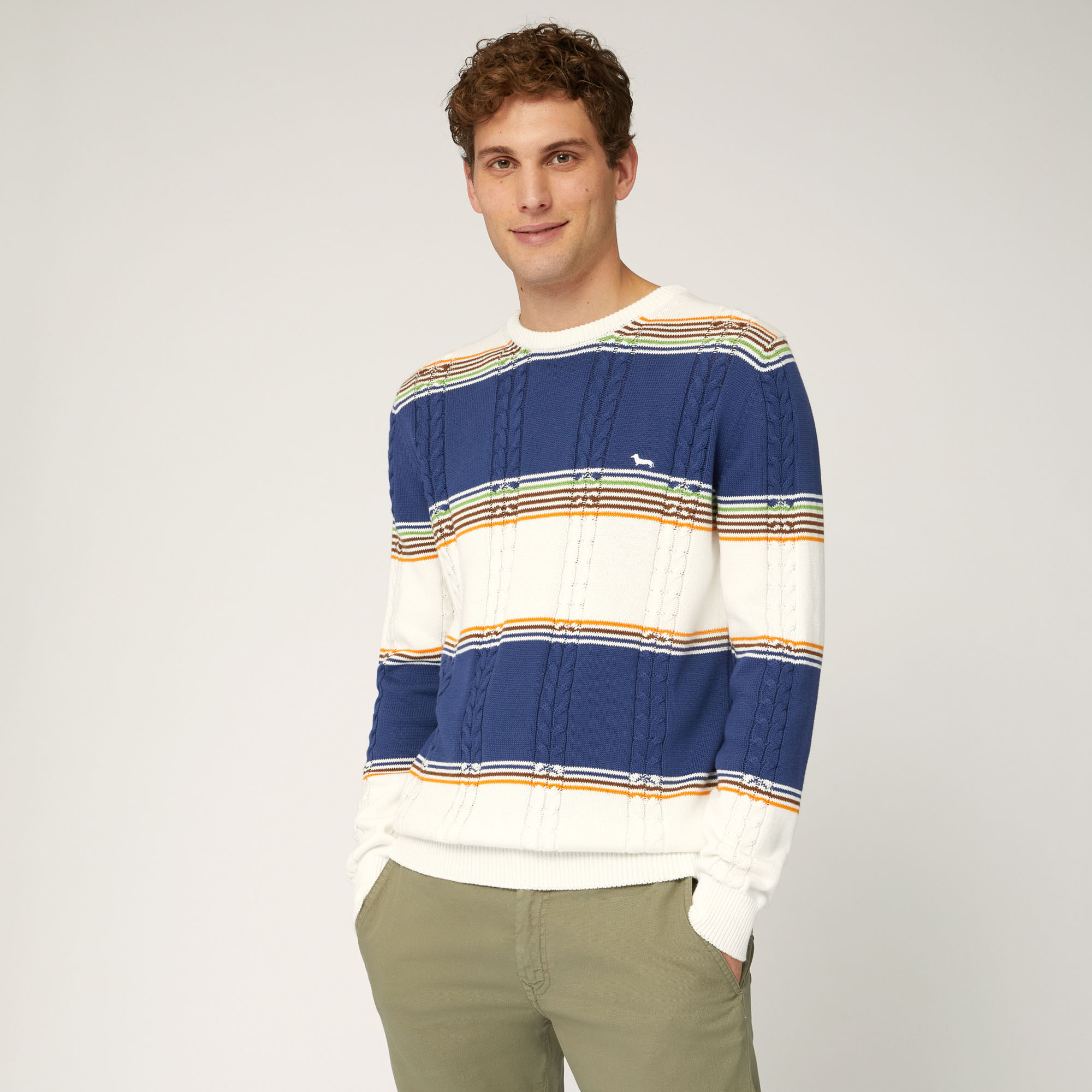 Cotton Crepe Pullover Men