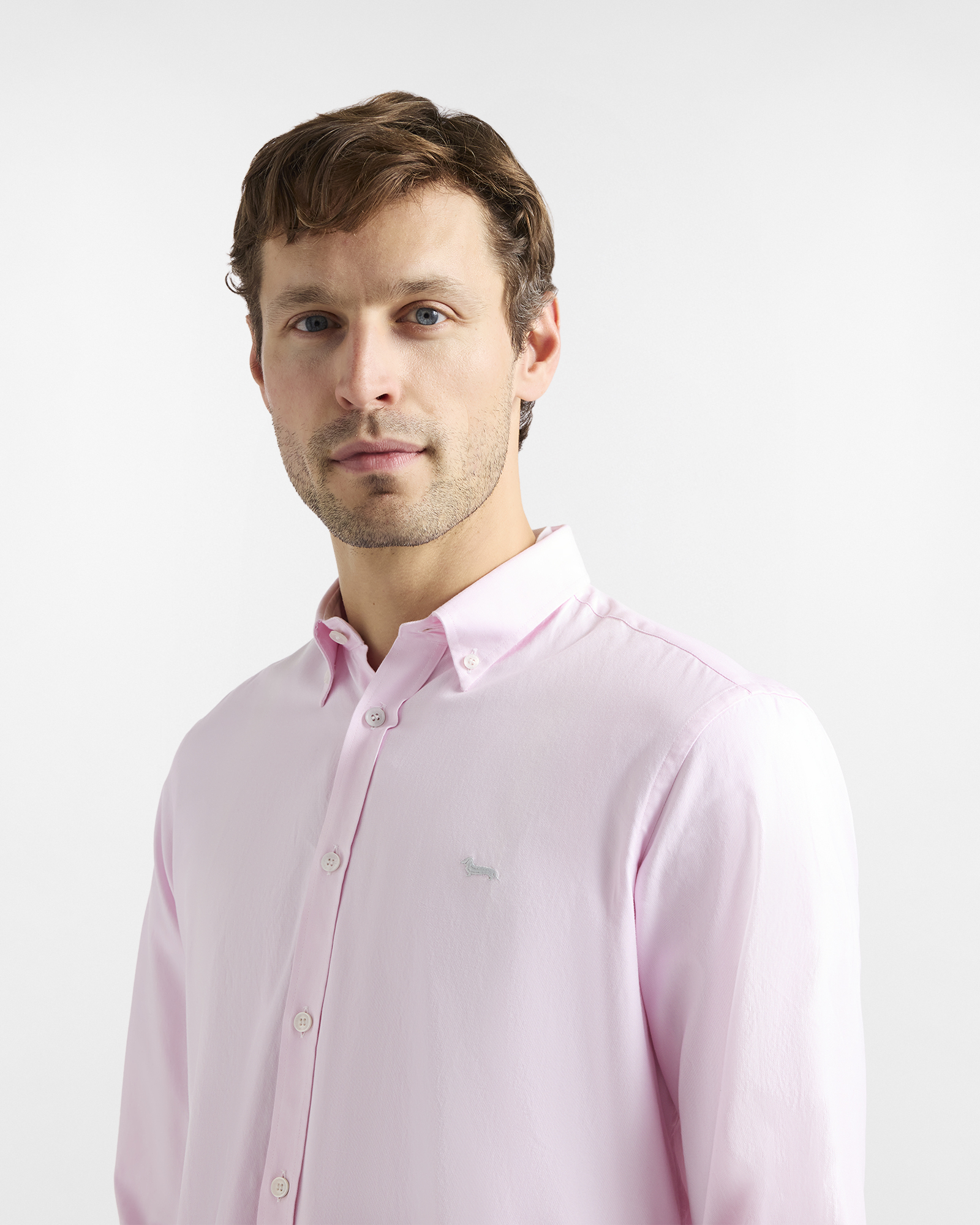 Regular-fit solid color shirt, Pink, large image number 2