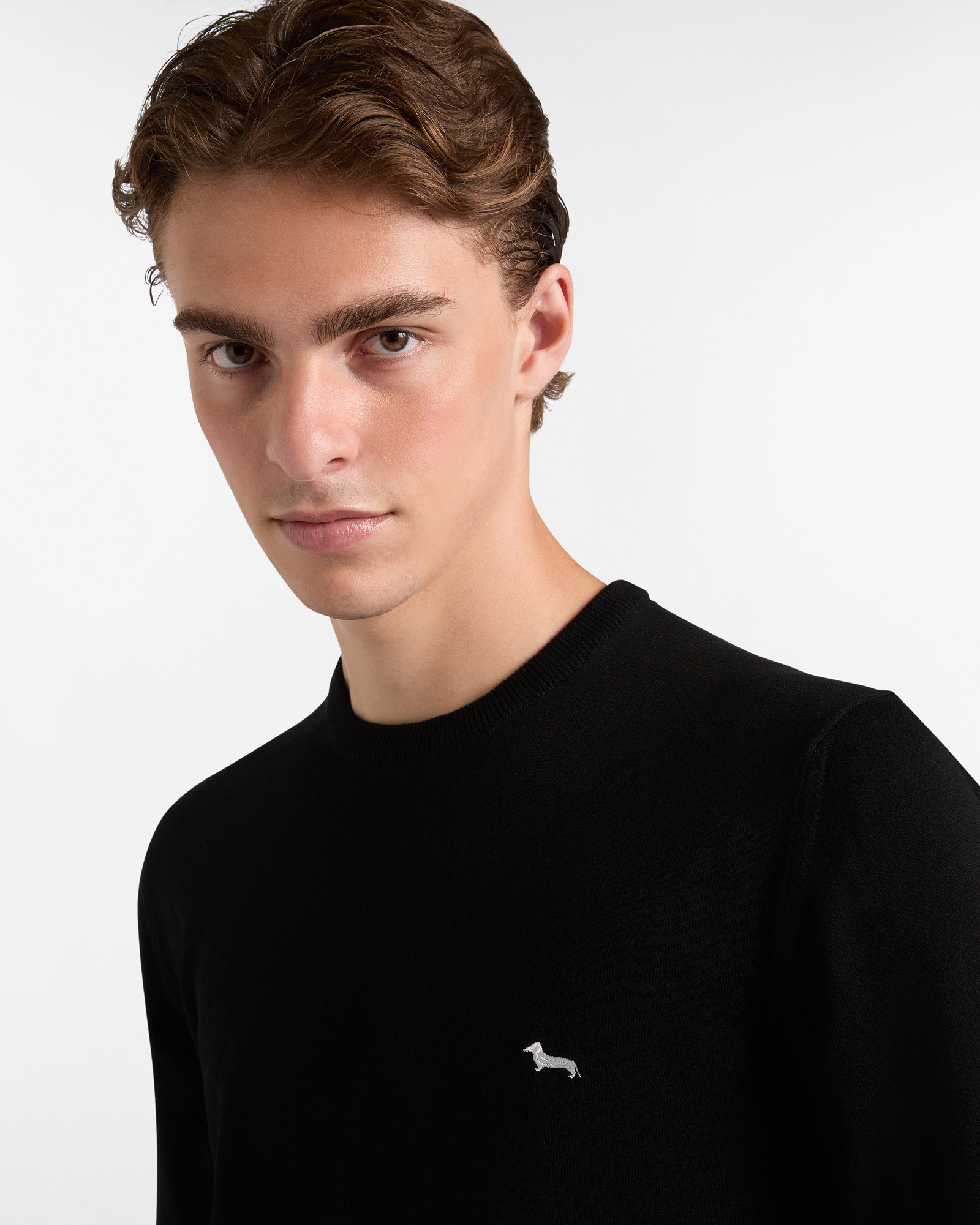 Essentials cotton and cashmere sweater, Black, large image number 2