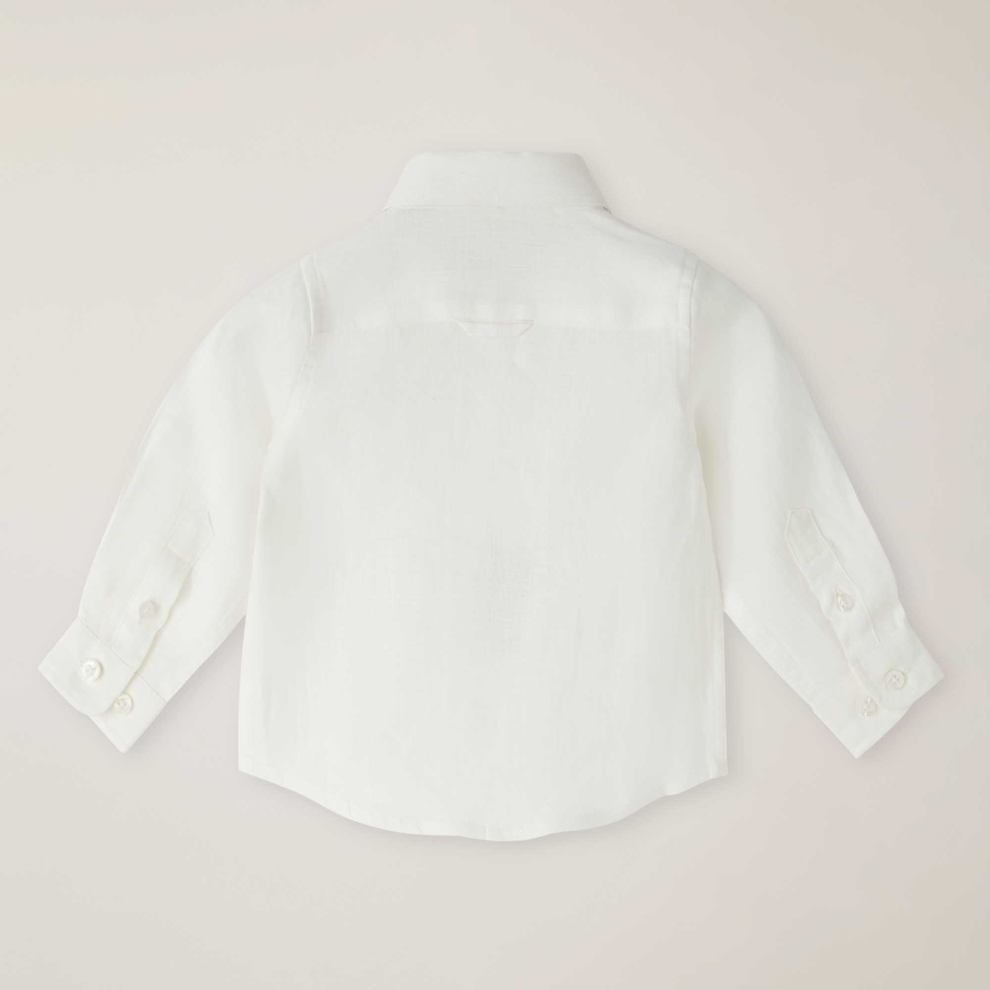 Camisa de puro lino, Blanco, large image number 1
