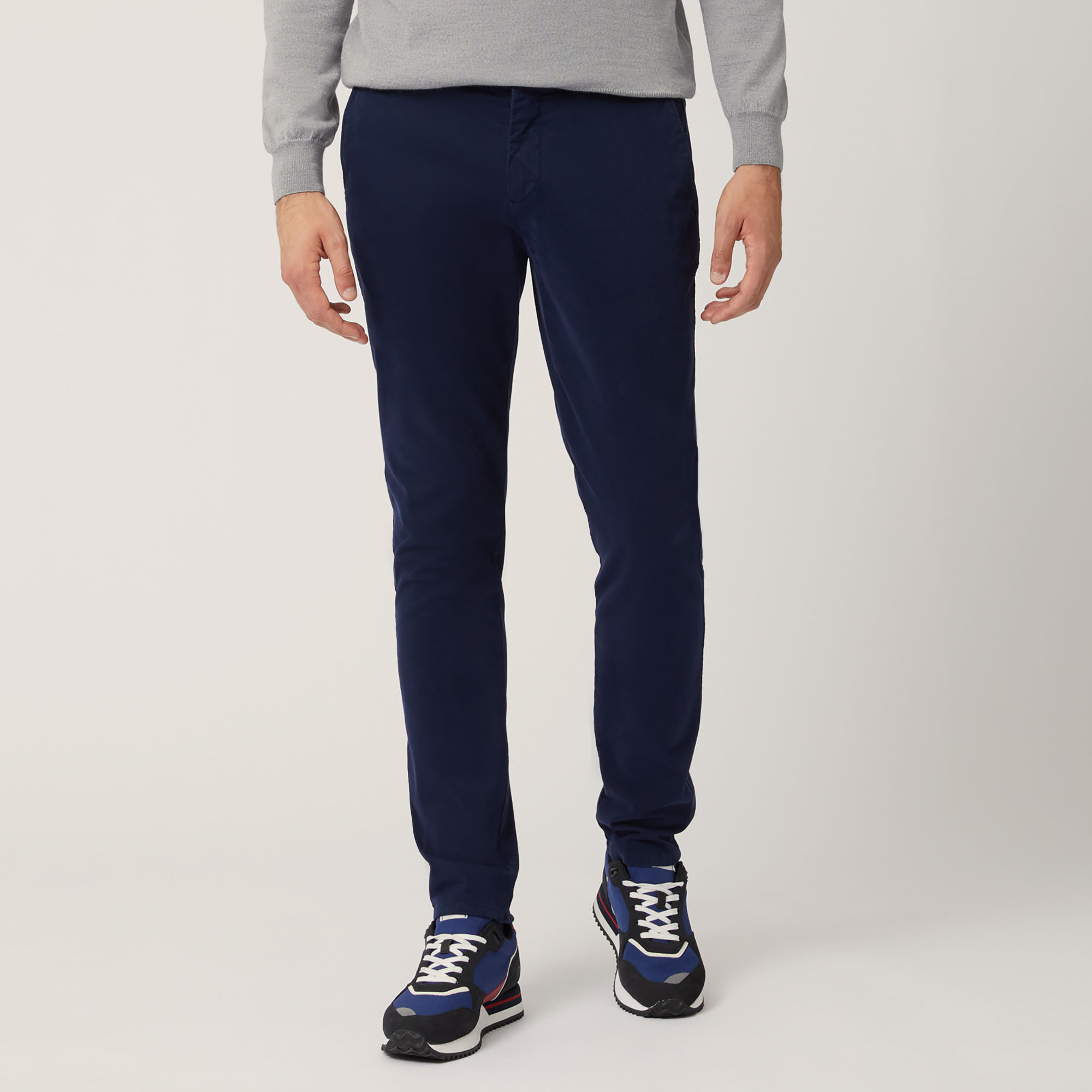 Elevate Dutility Narrow-Fit Chinos, Blue, large