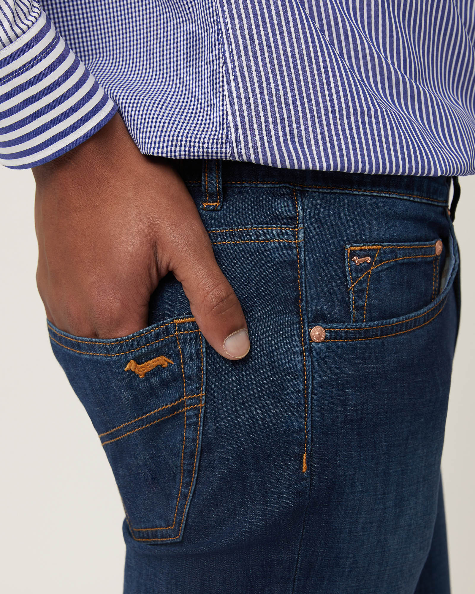 Narrow-Fit 5-Pocket Jeans, Denim Blue, large image number 2
