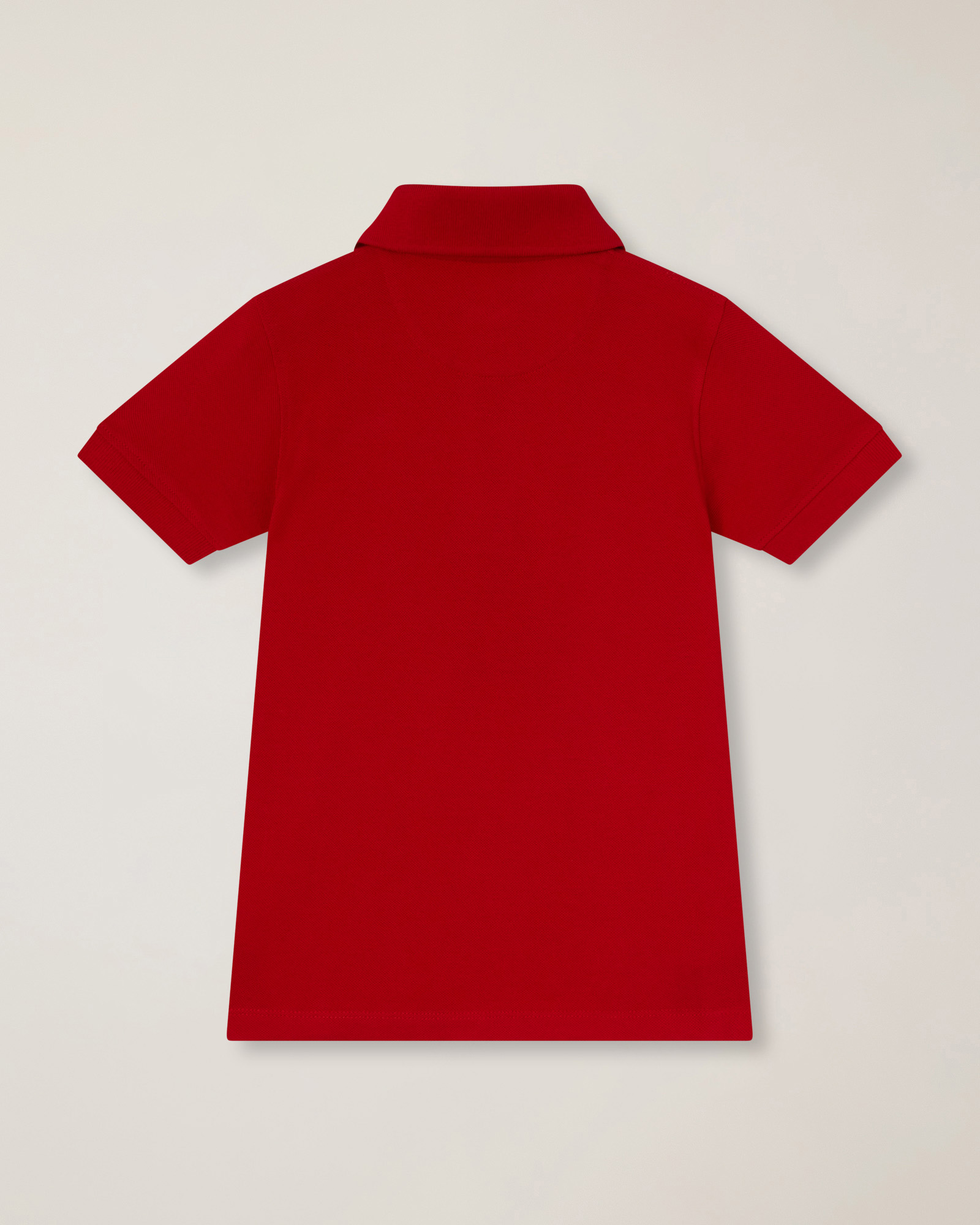 Polo piquet con ricamo logo, Rosso, large image number 1