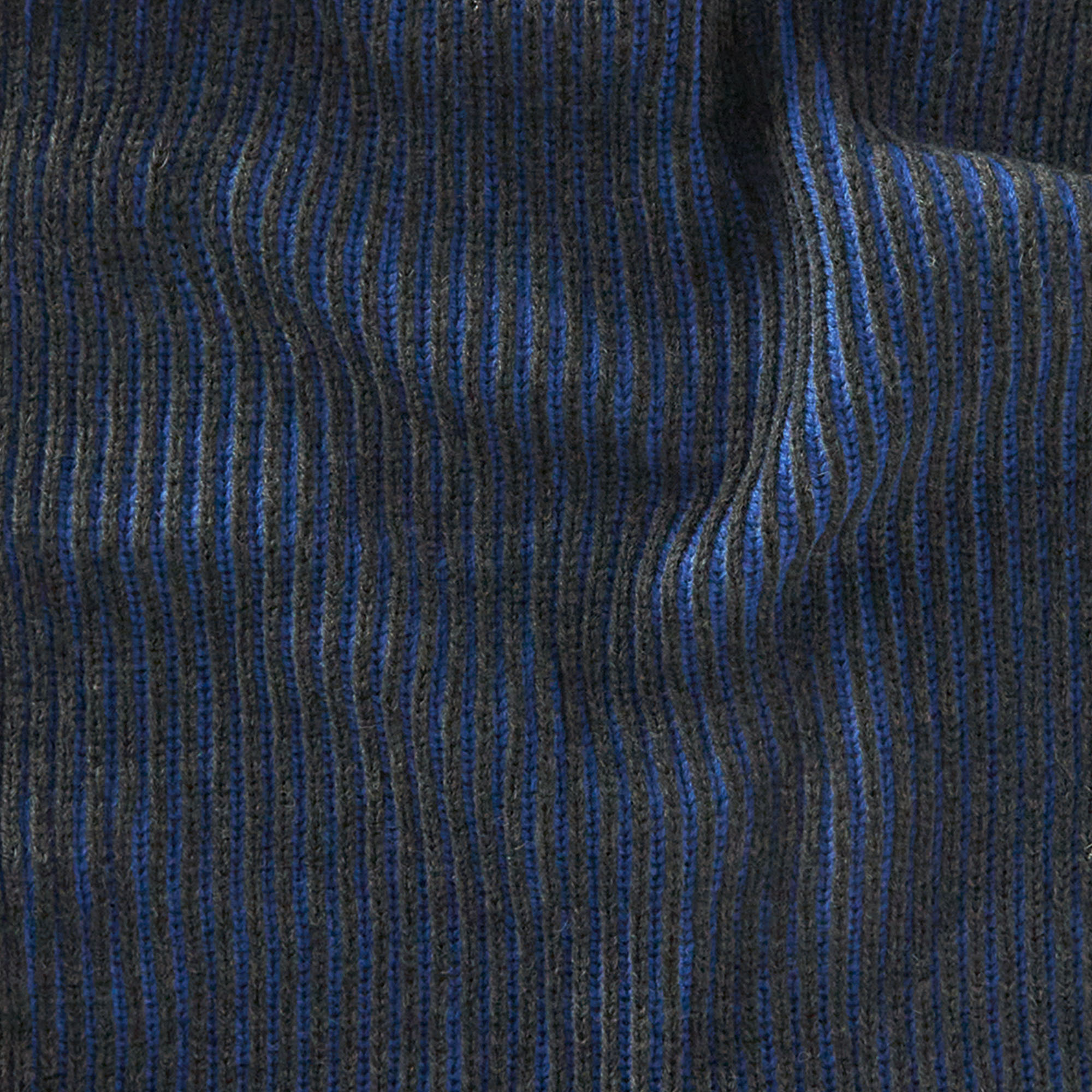 Bufanda elegante unisex de mezcla de lana bicolor con logotipo, , large image number 1