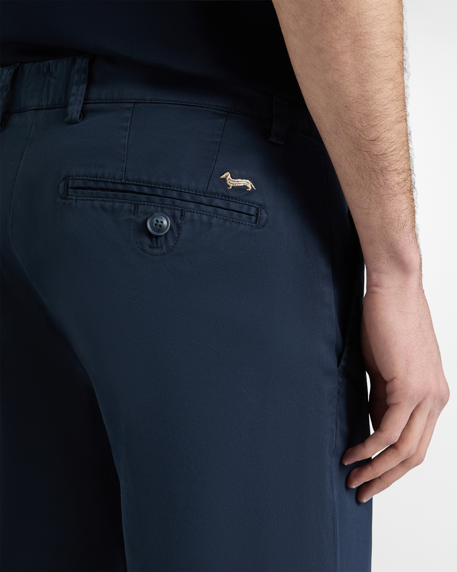 Bermudas de hombre semicouture, Azul, large image number 2