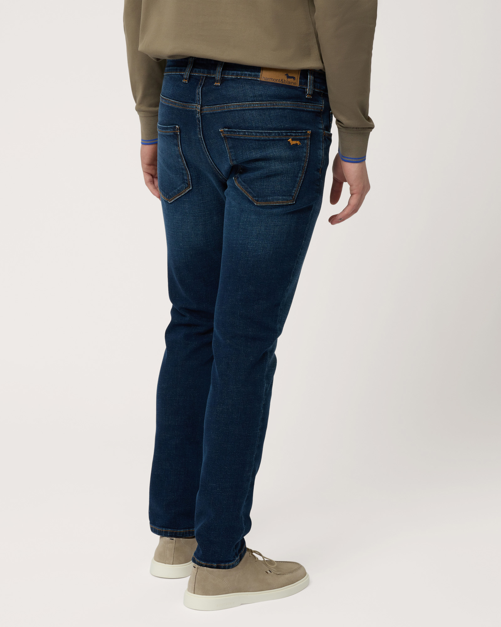 Slim Five-Pocket Jeans, Denim Blue, large image number 1