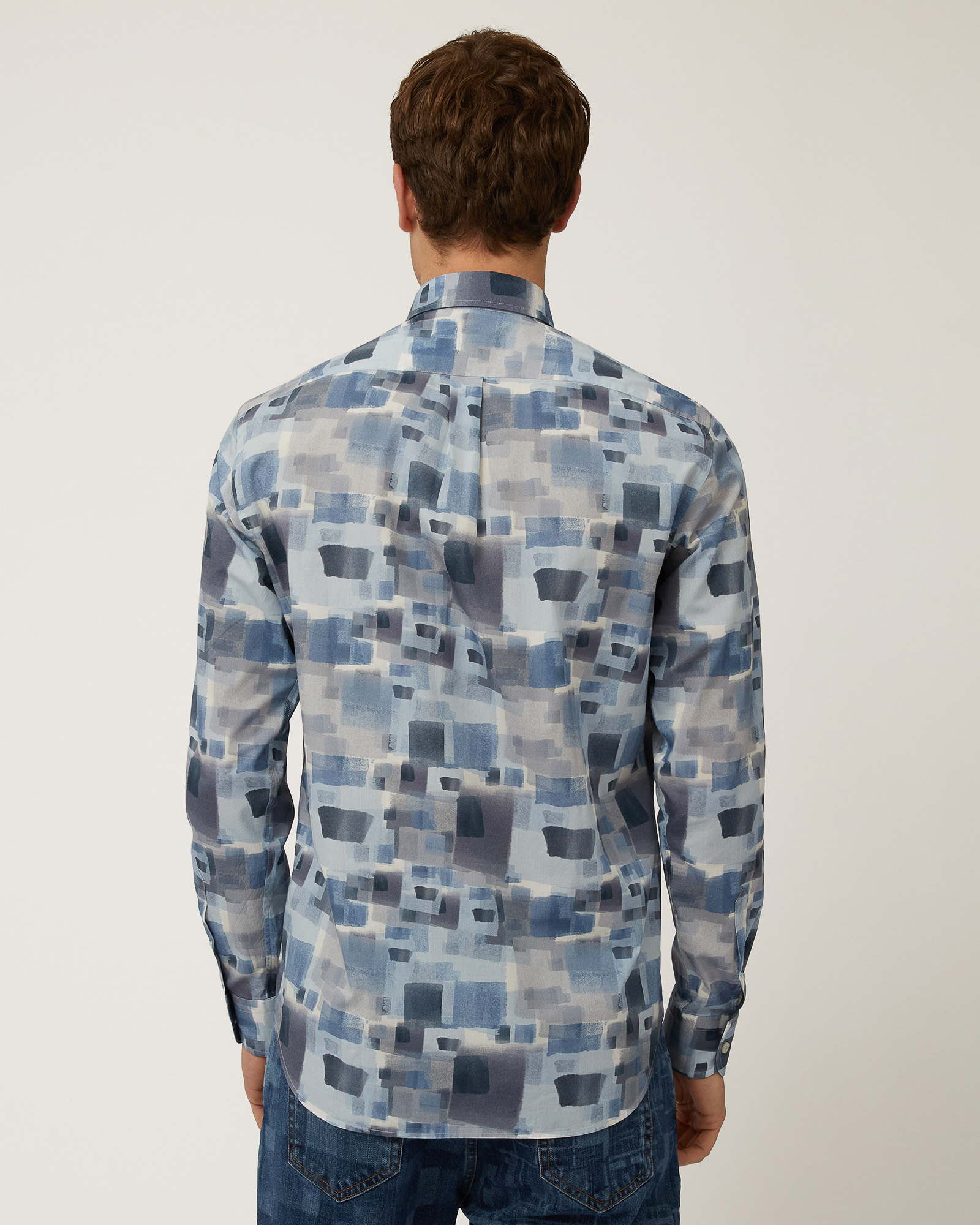 Watercolor Chequered Shirt
