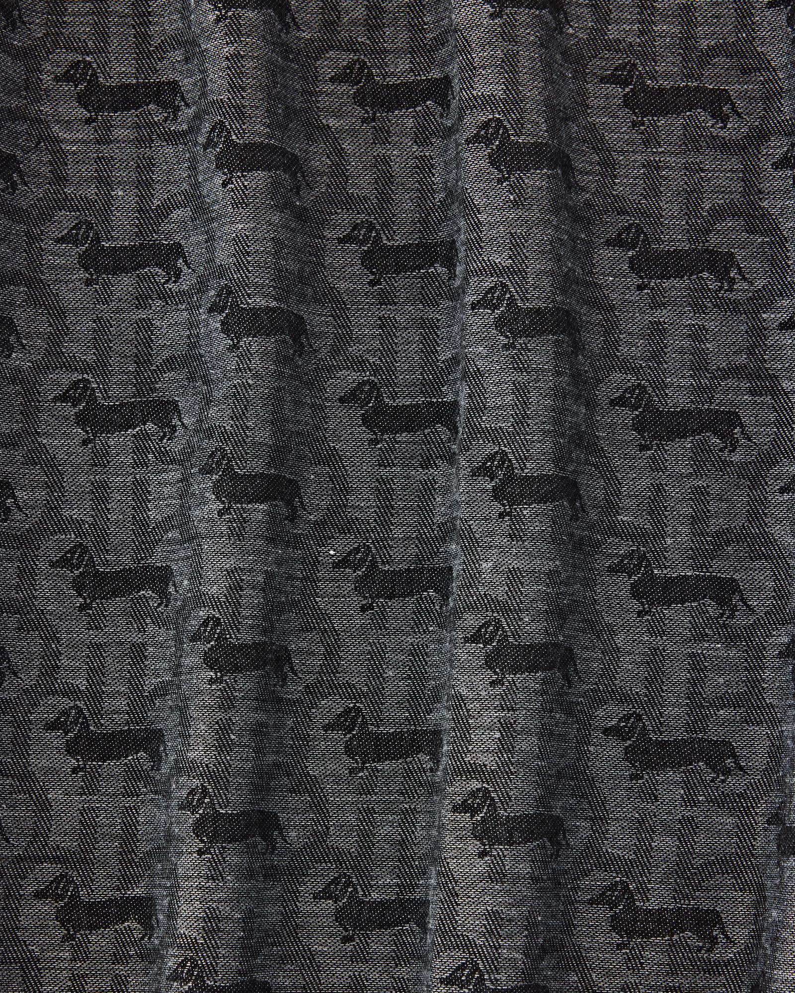 MONOGRAM Jacquard Scarf, GRAY, large image number 1