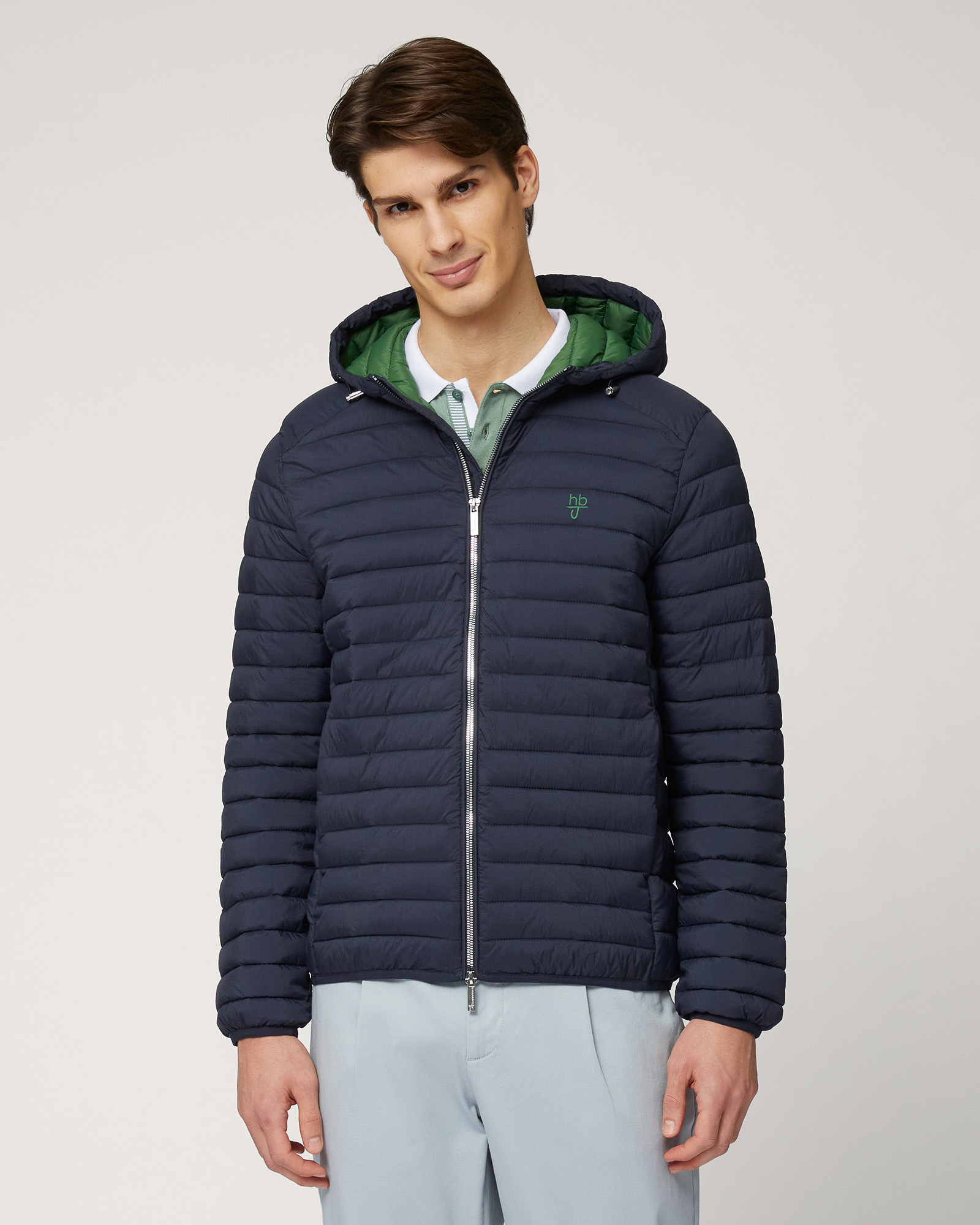 Piumino In Nylon Trapuntato
