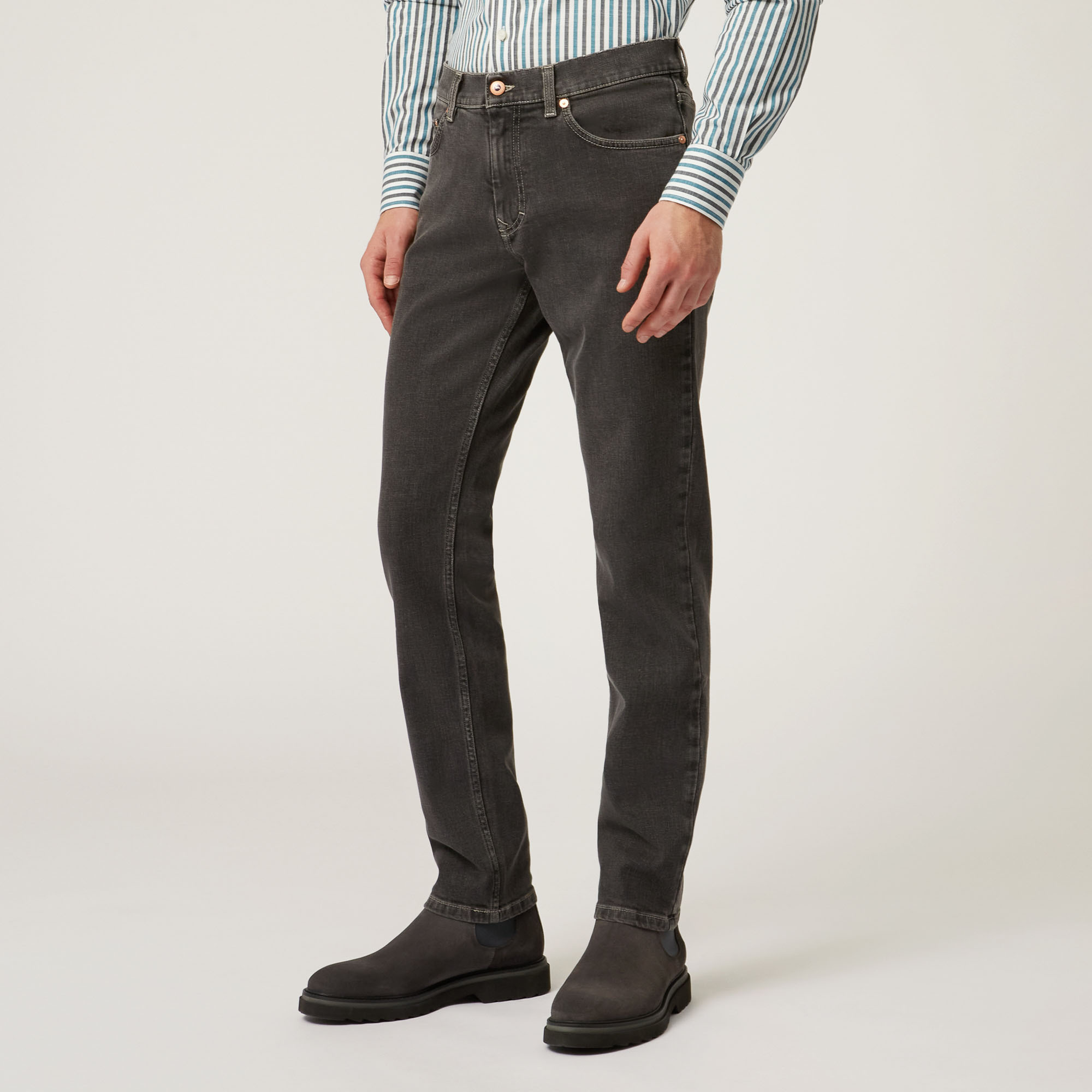 Art Academy Five-Pocket Pants, Beige, large image number 0